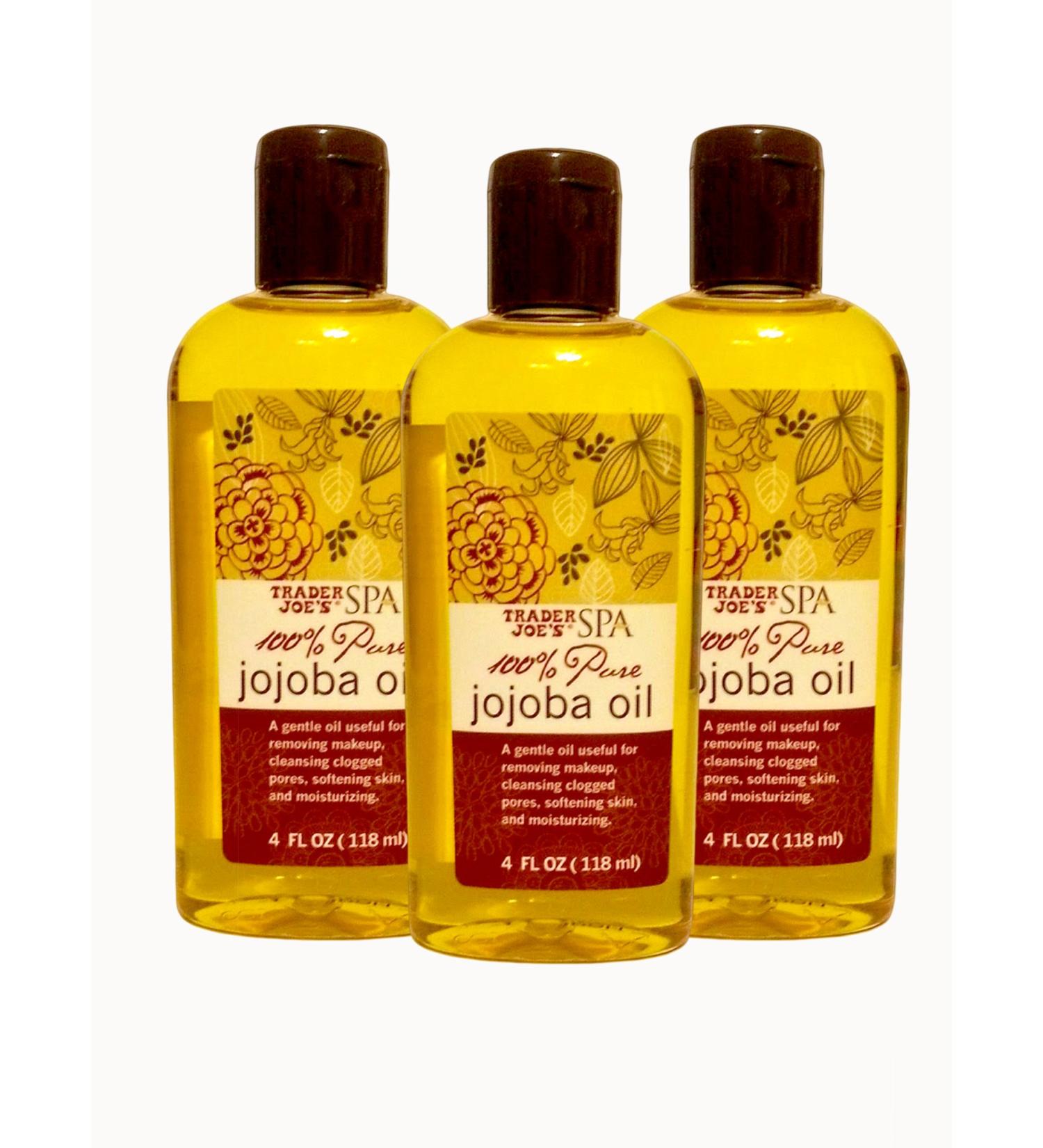 Trader Joe's Spa Pure Jojoba Oil - 3 Pack | Natural Moisturizer for Skin & Hair - Buy Online on GoSupps.com