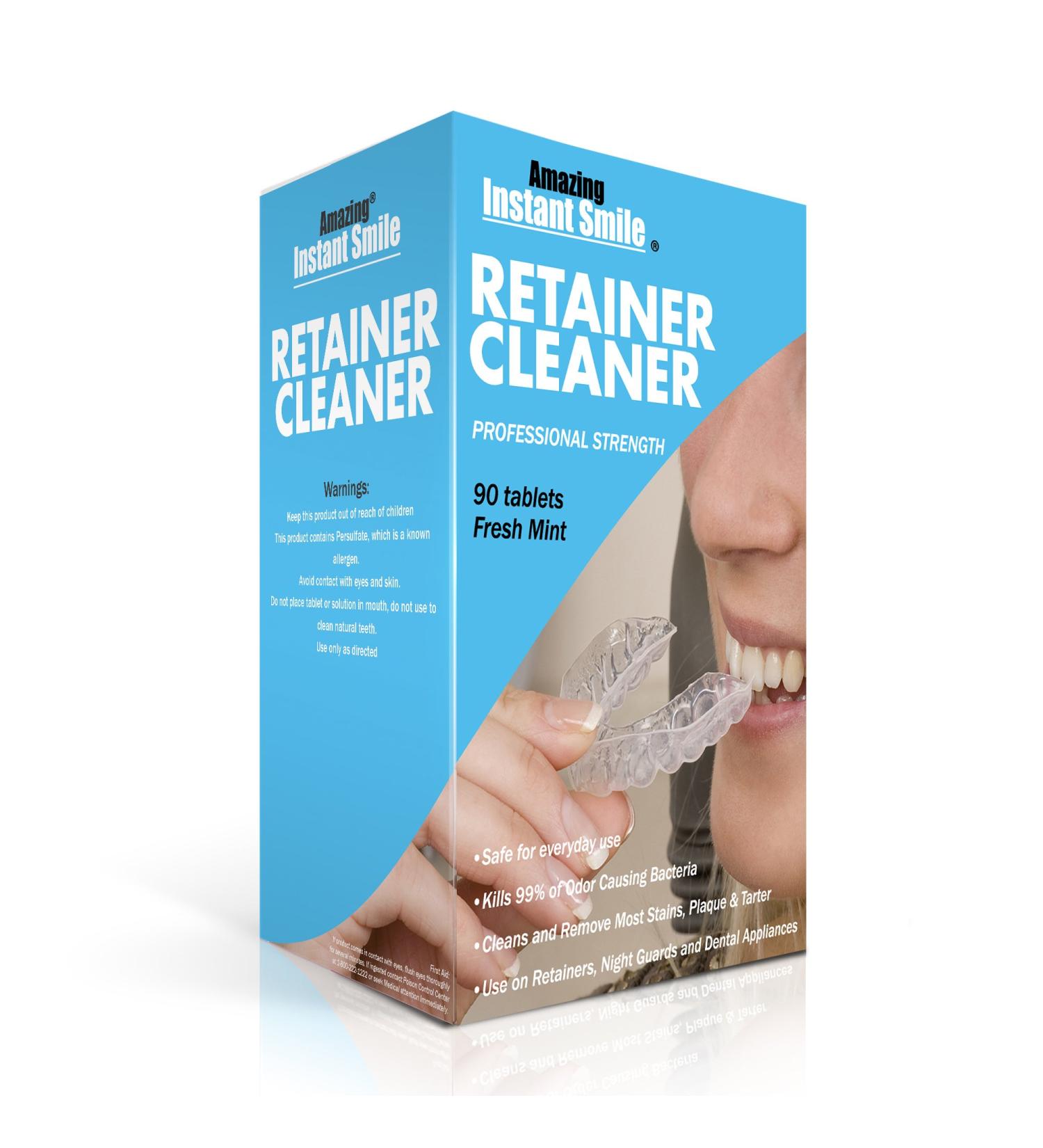 Amazing Instant Smile Professional Retainer Cleaner Tablets (3 Month Supply) Dental Denture