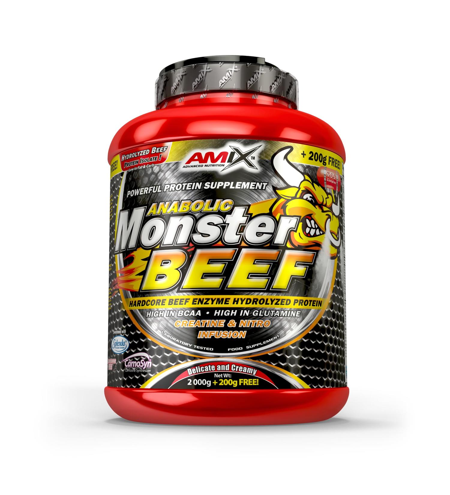 Amix Monster Beef Protein 2.2 kg - Chocolate | Premium International Shipping - Buy Now! - Buy Online on GoSupps.com