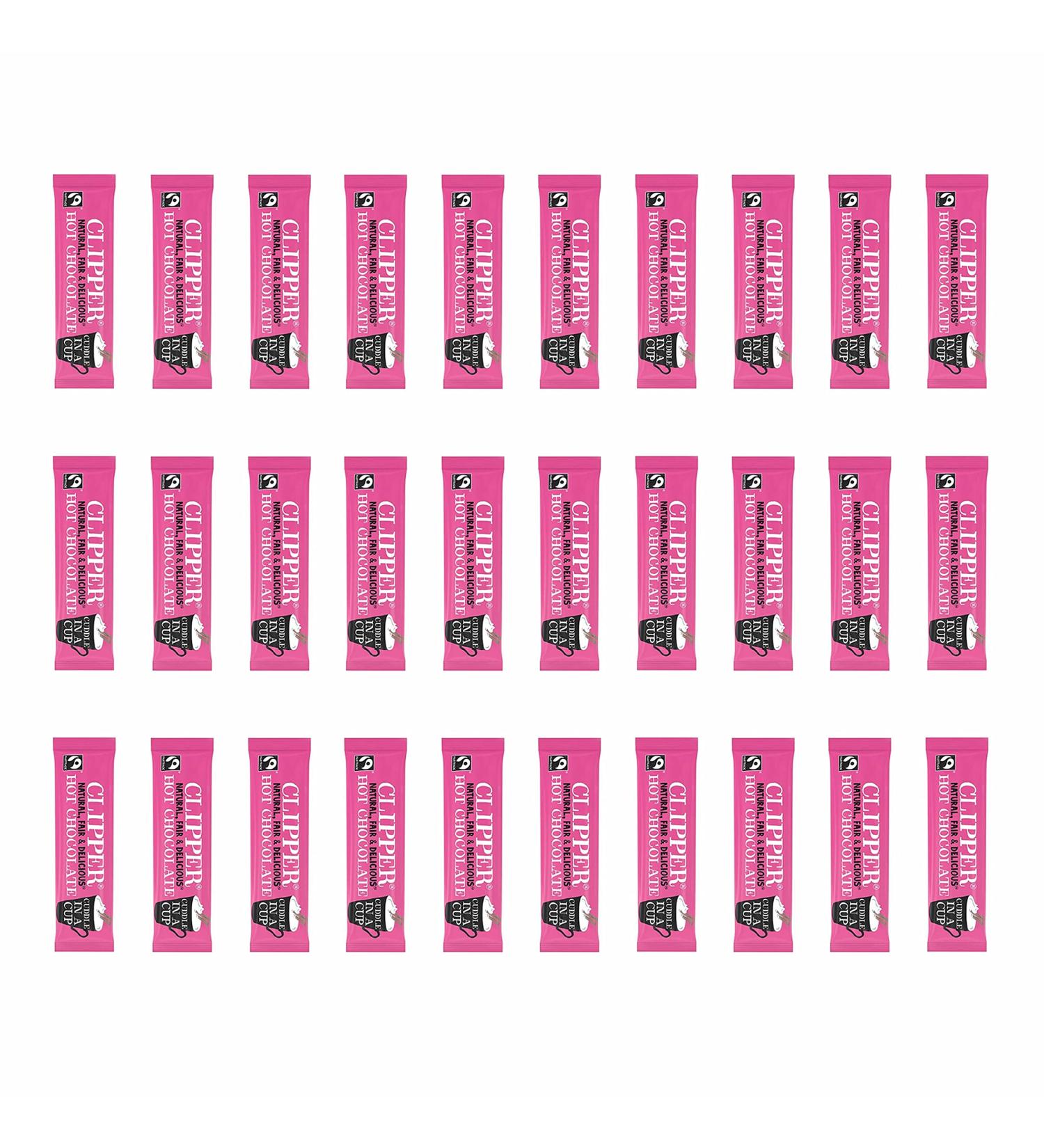 Clipper Fairtrade Hot Chocolate Sachets 28g - Pack of 30 - Buy Online on GoSupps.com