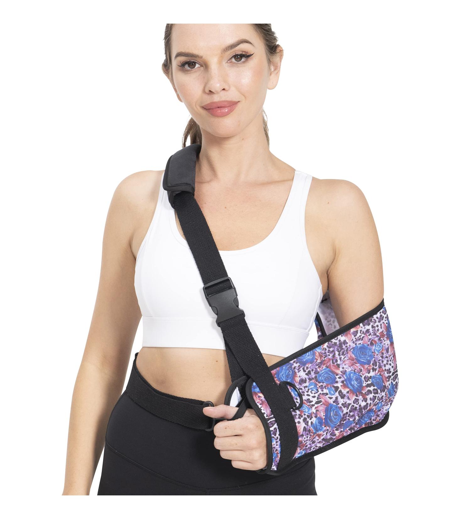 Breathable Women s Arm Sling for Elbow & Shoulder Injuries | Adjustable Waist Belt | Perfect Support for Rotator Cuff & Broken Arm - Buy Online on GoSupps.com