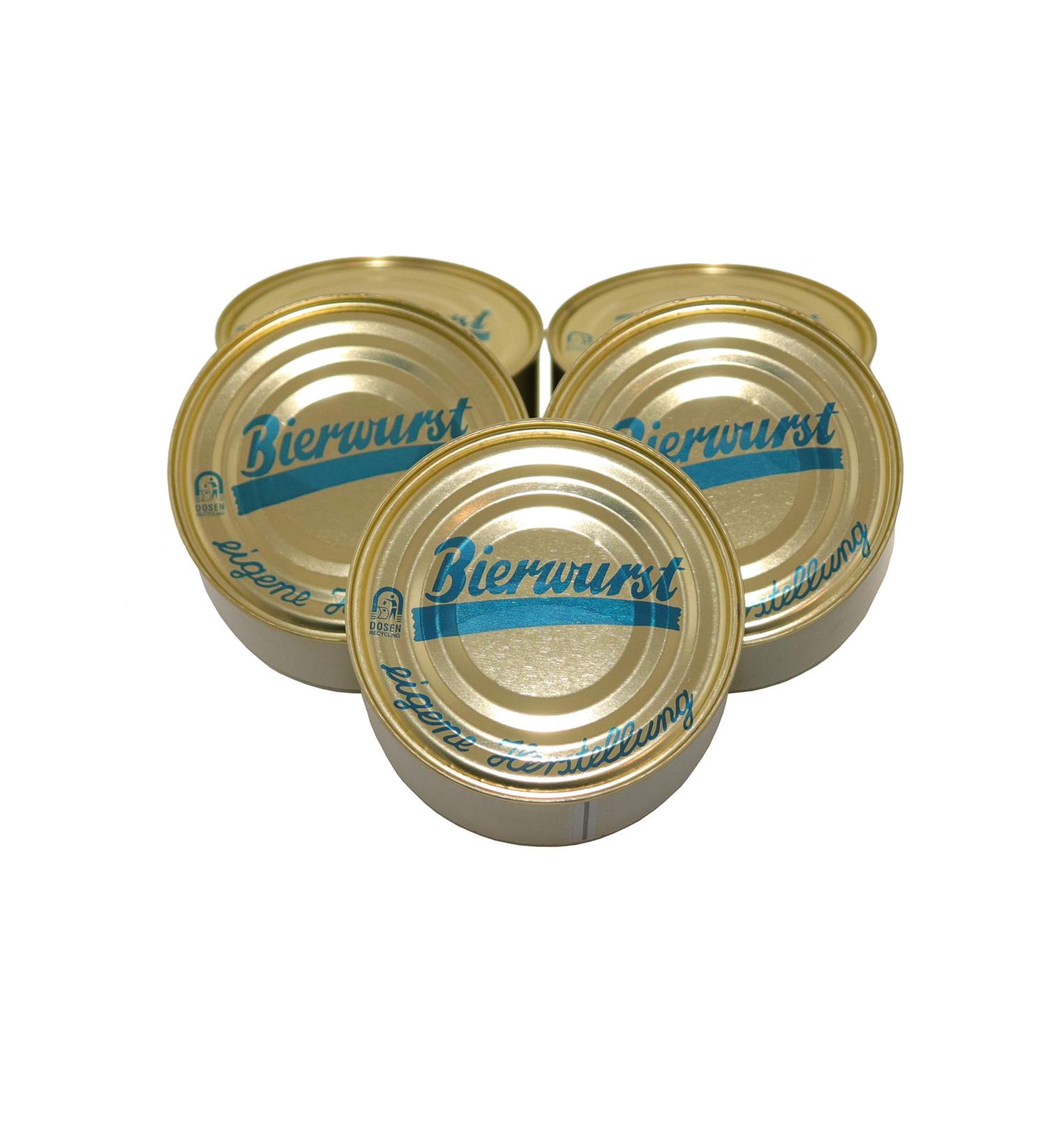 Black Forest Butcher's Shop - Sausage specialties in cans - Beer sausage - 5 x 400g | 1 year MHD | Handcrafted production
