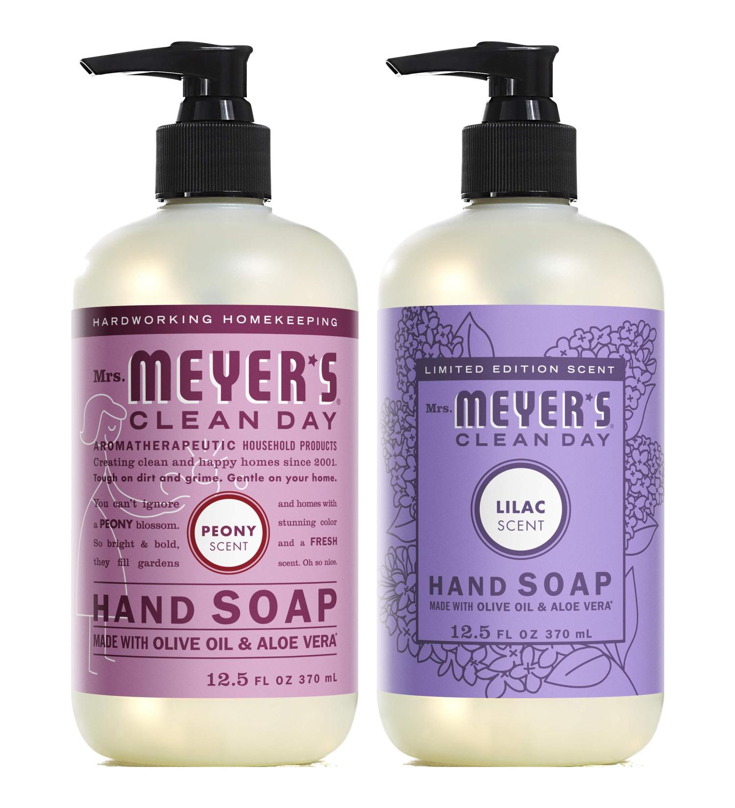 Mrs. MEYER'S CLEAN DAY Limited Edition Hand Soap Bundle (Lilac and Peony) - Buy Online on GoSupps.com