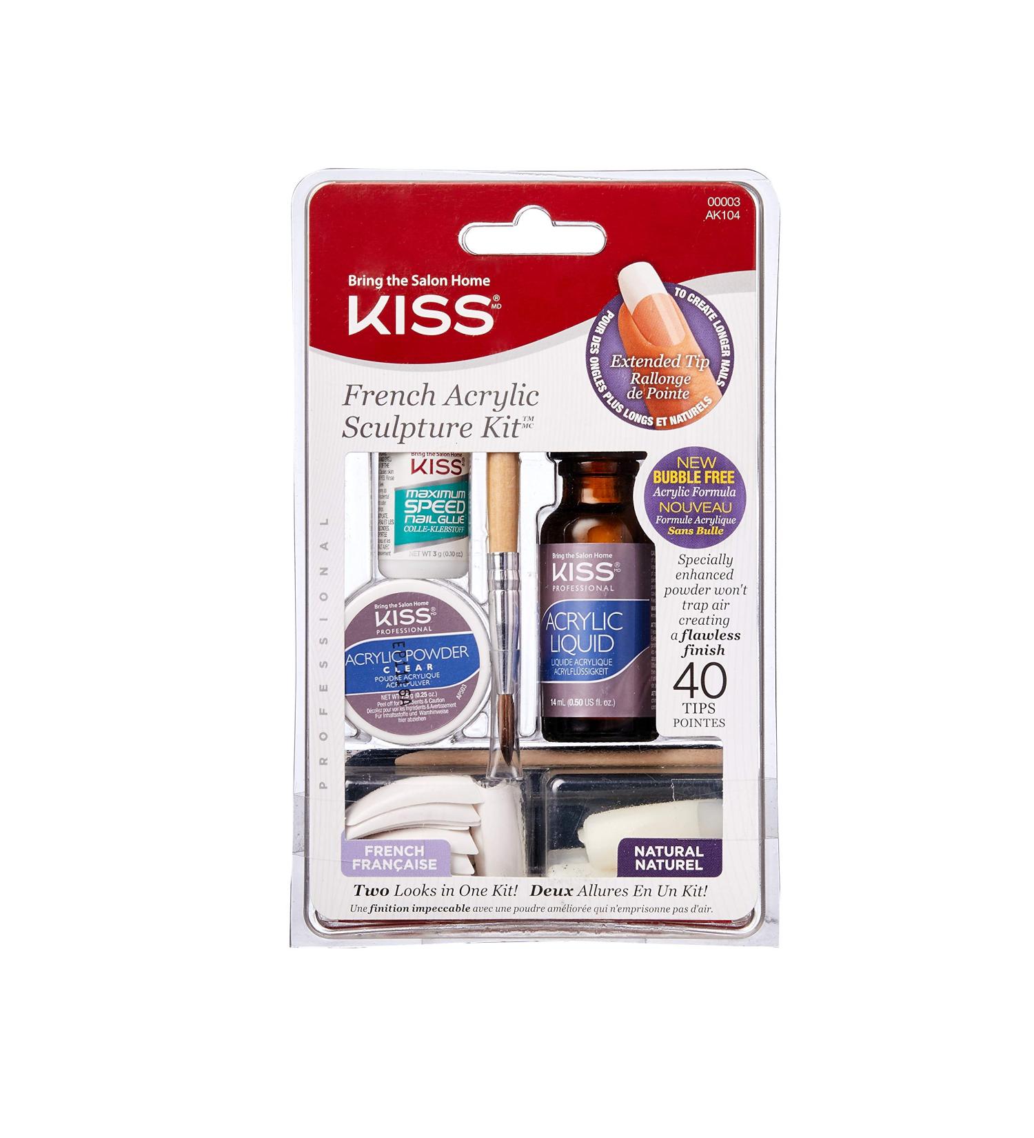 Kiss Acrylic Sculpture Kit - Professional Nail Extension Tool | 1 Ea - Buy Online on GoSupps.com