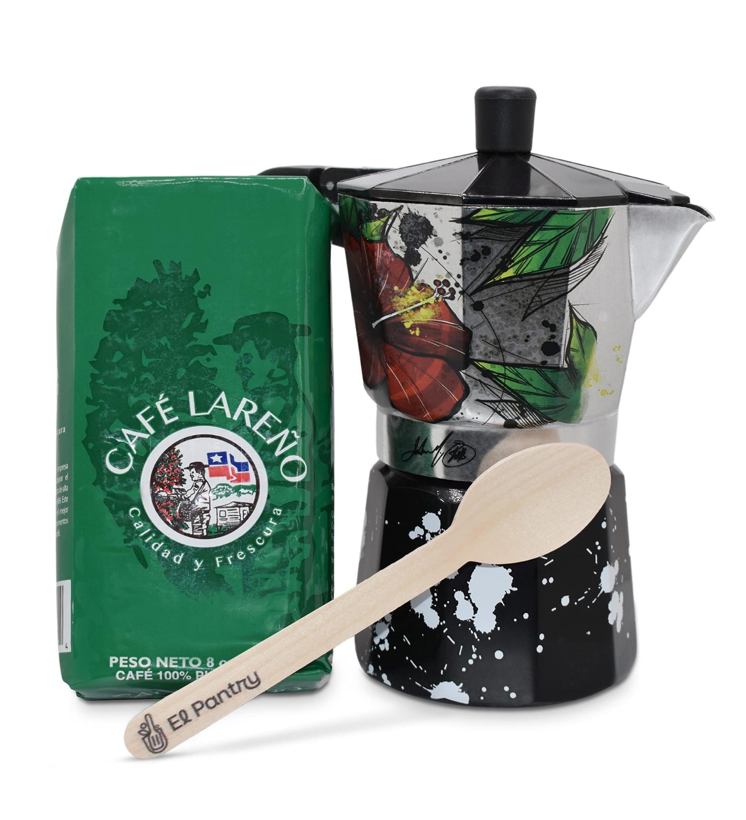 El Pantry Limited Edition Puerto Rican Artists Coffee Maker Bundle (El Coqui Cafe Lareno) El Coqui Cafe Lareno - Buy Online on GoSupps.com