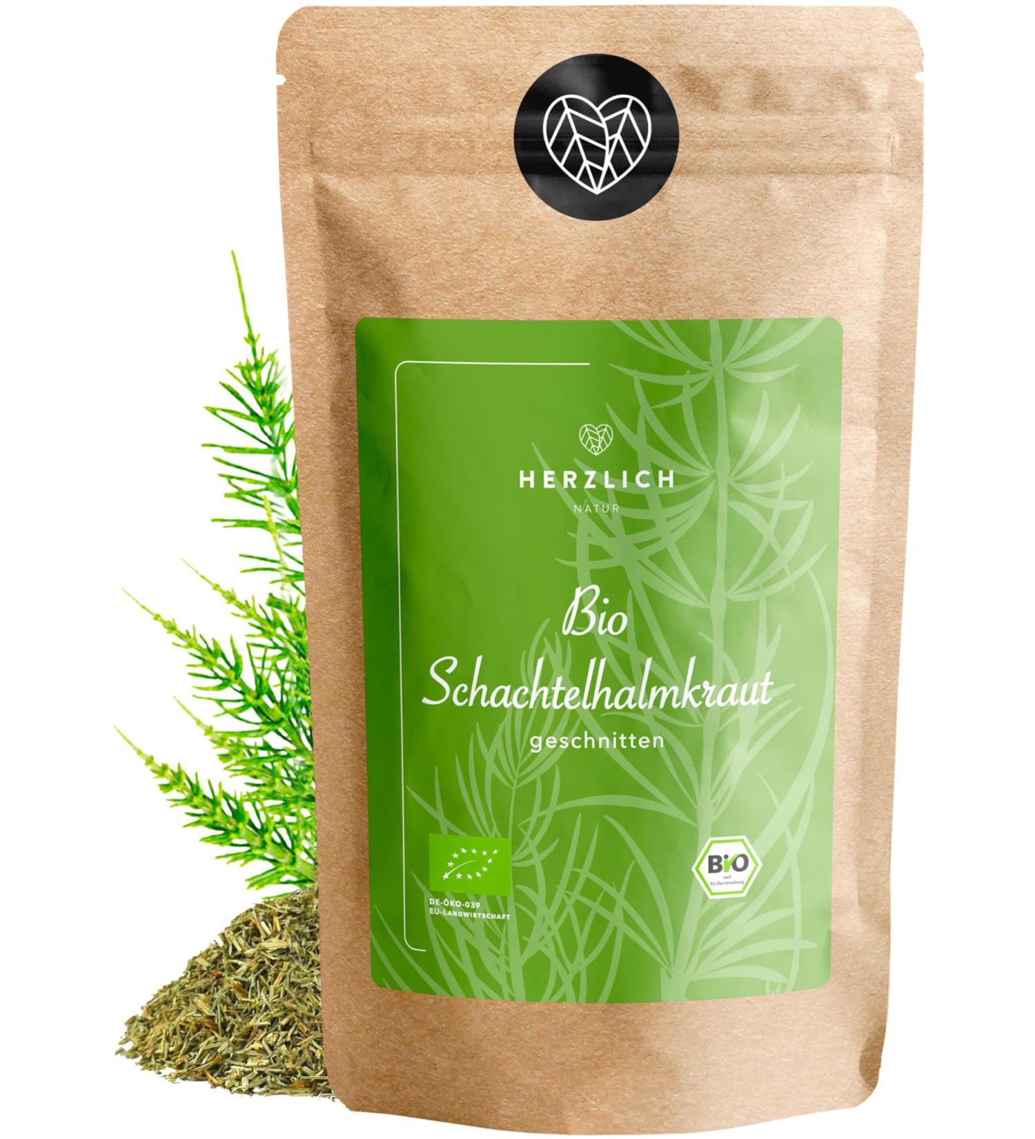 Organic Horsetail Tea 100g - 100% Pure Herbal Loose Cut Tea | Field Horsetail for Wellness | Free International Shipping - Buy Online on GoSupps.com