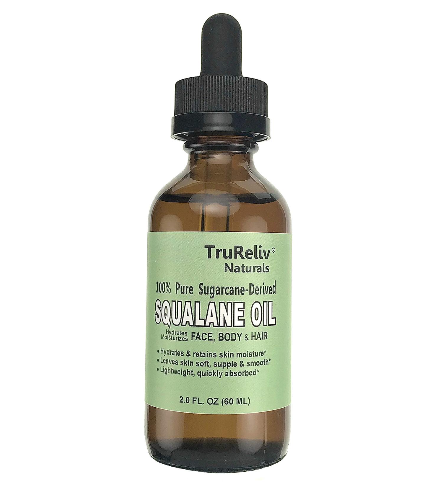 Squalane 100% Pure Plant Derived Face Oil 2 Fl Oz - Hydrating & Nourishing for Skin, Face, Body, and Hair - All Natural Formula for All Skin Types - Buy Online on GoSupps.com