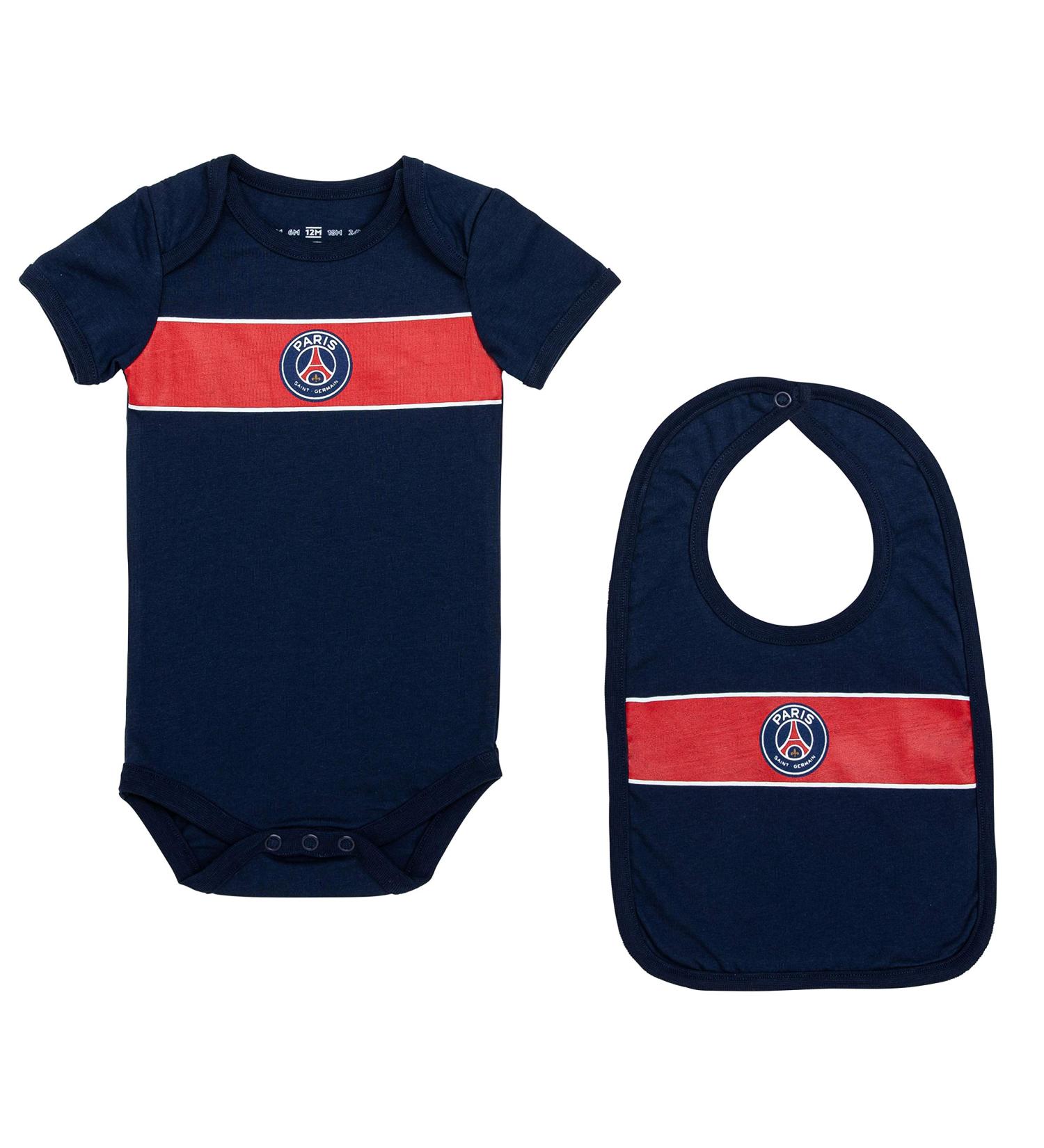 Paris Saint-Germain Set Body + Bib PSG official collection 12 months