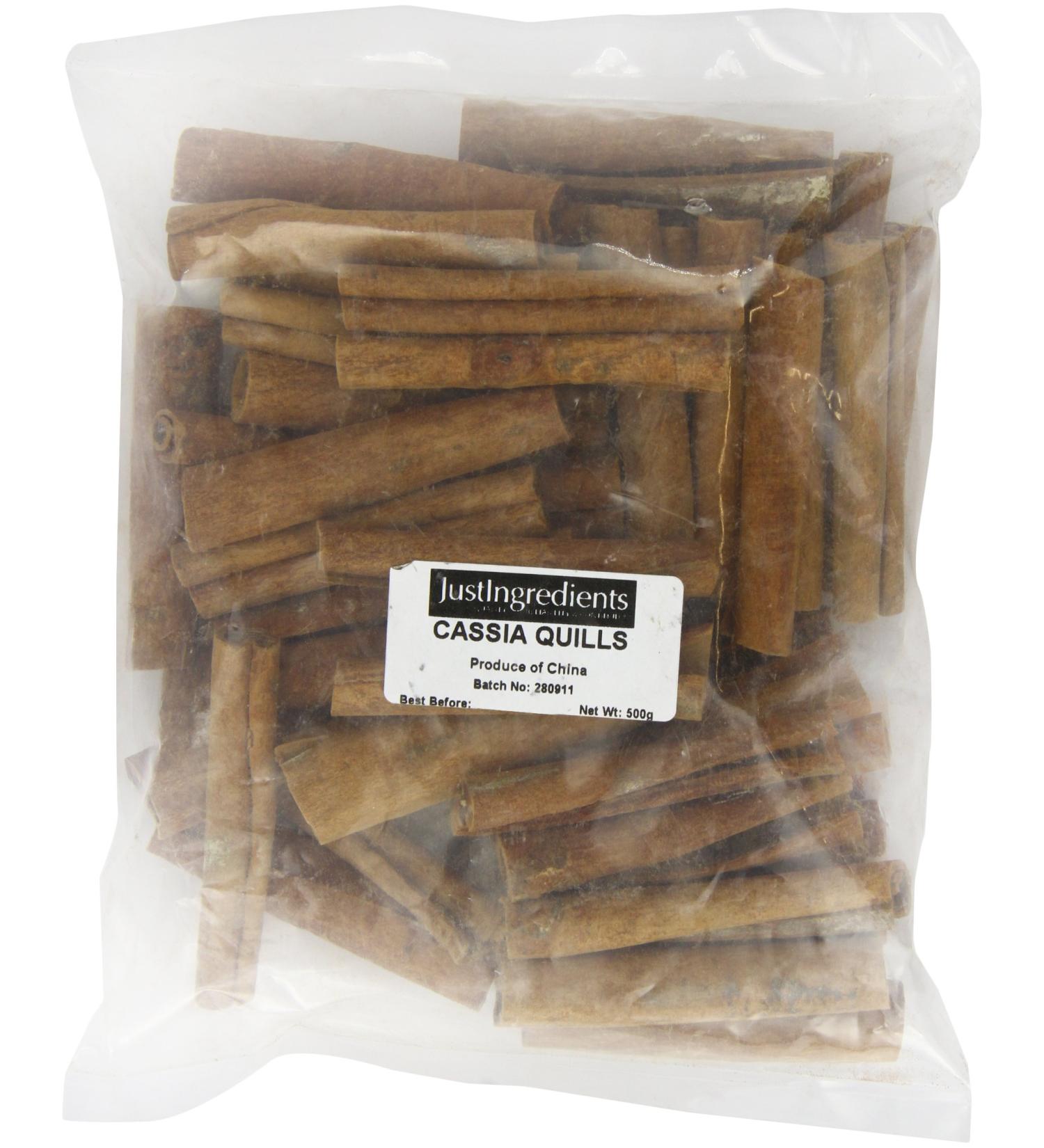 JustIngredients Essentials Cassia Quills 500 g - Buy Online on GoSupps.com