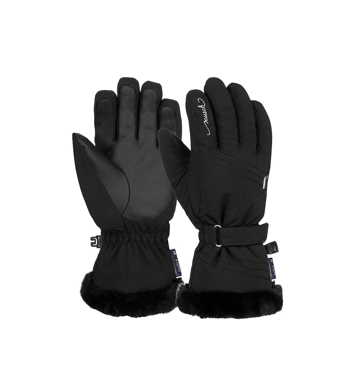 Reusch Unisex Youth Kids Gloves Stella R-Tex Xt - Warm Waterproof Breathable - Black/Silver - Buy Online on GoSupps.com