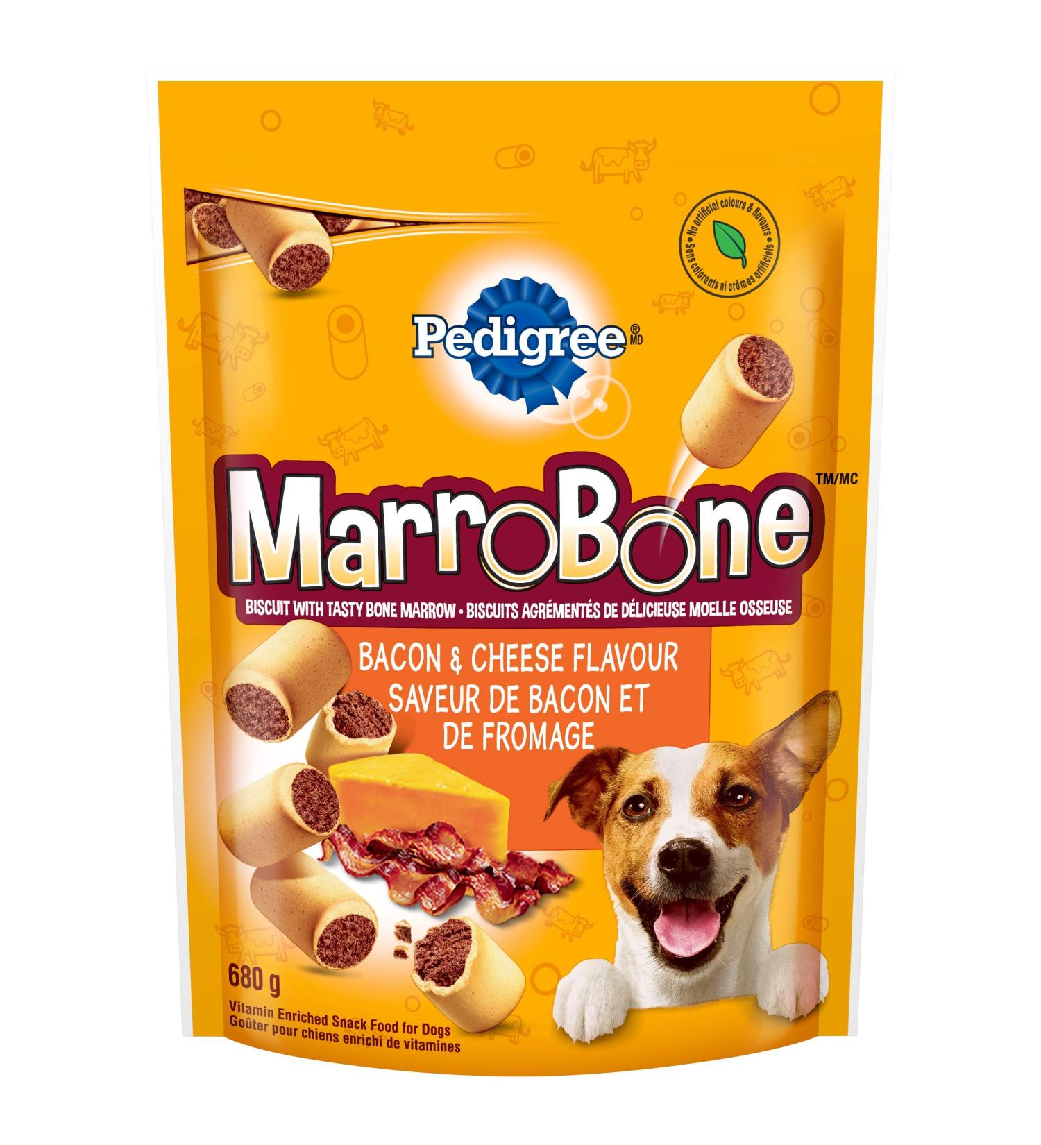 PEDIGREE MARROBONE Adult Dog Treats - Bacon & Cheese 680g Bacon & Cheese 680 g (Pack of 1) - Buy Online on GoSupps.com