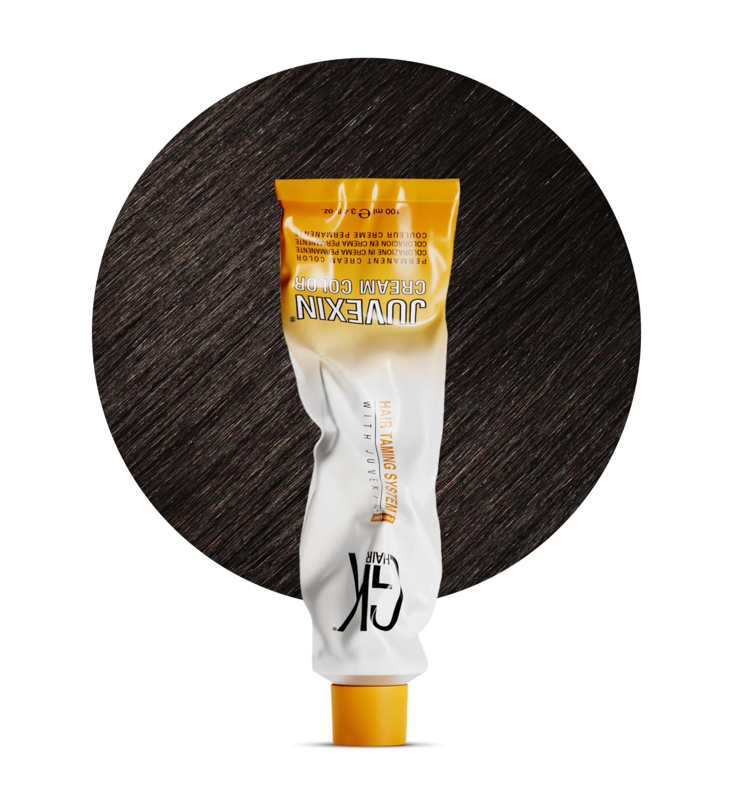 GK HAIR Global Keratin Hair Color Cream - 6.11 Dark Ash Blonde (3.4 Fl Oz) | Nourishing Long-Lasting Permanent Hair Dye for Professional Styling - Buy Online on GoSupps.com