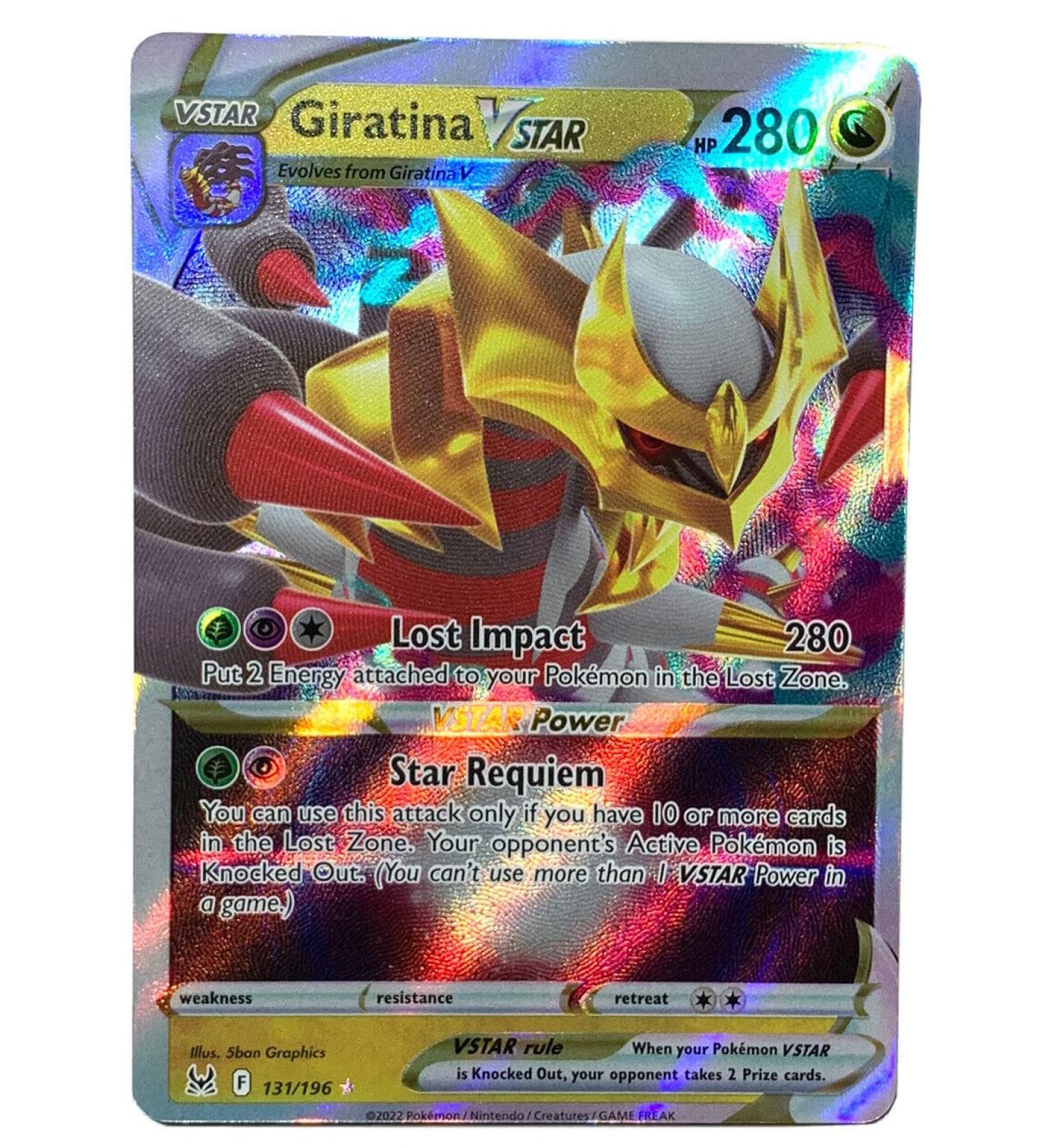 Pokemon - Giratina Vstar - 131/196 - Ultra Rare Card Lost Origin