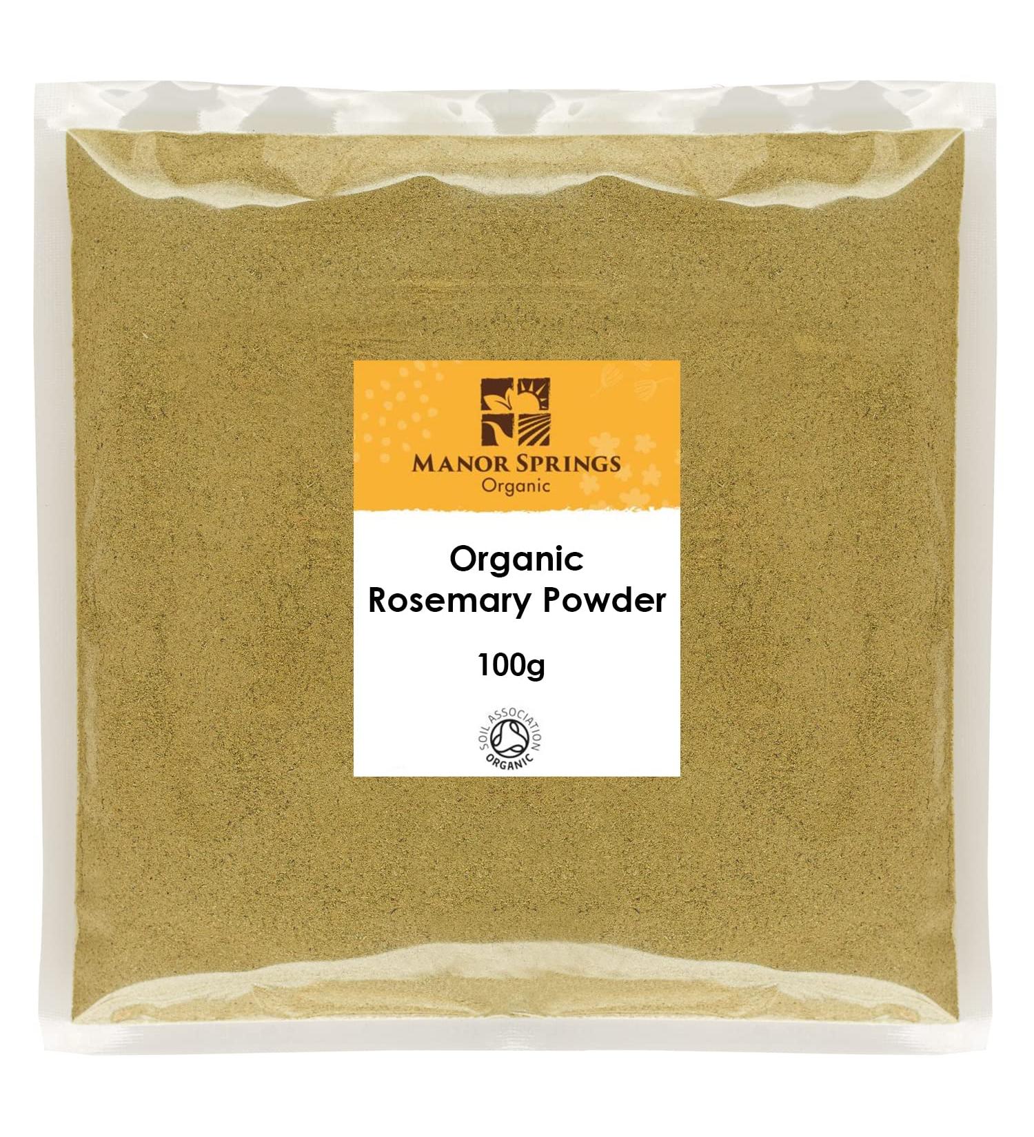 Manor Springs Organic Rosemary Powder 100g - Pure and Natural - Buy Online on GoSupps.com