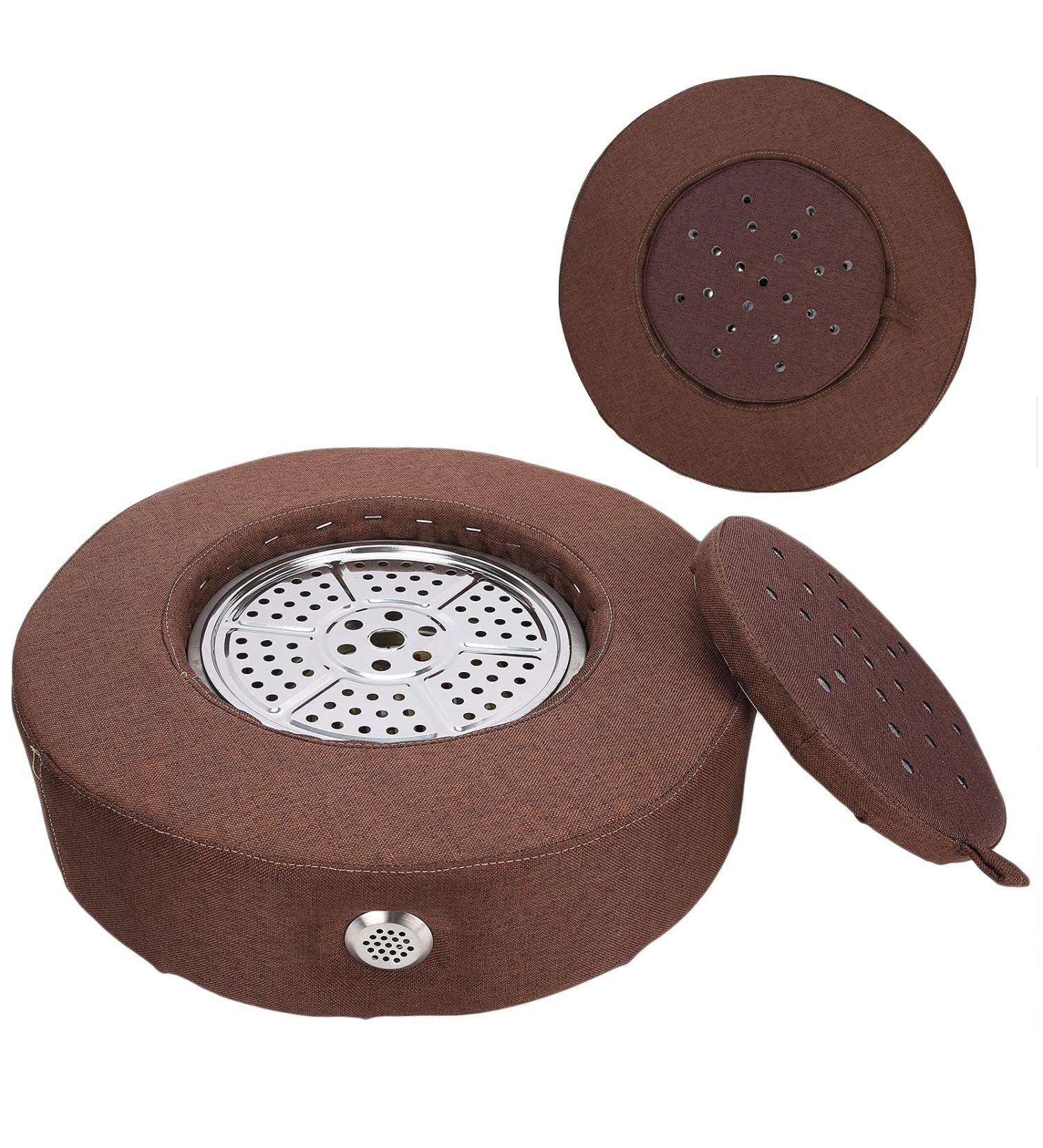 Buy Futon Moxibustion Pillow Set | Washable Smoke-Free Heating Pad for Pain Relief - Belly Waist Back Neck Legs & Feet - Buy Online on GoSupps.com