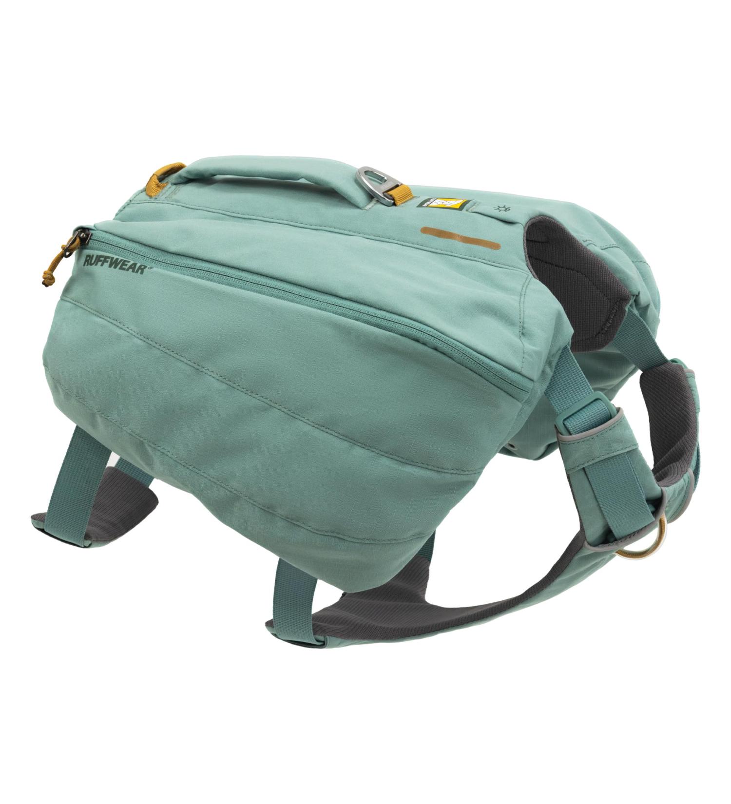 RUFFWEAR Front Range Day Pack Small Dog Harness with Pockets & Handle Dog Rucksack for Day Hikes 2 Dog Lead Attachment Points & Reflective Trim Size S 56-69cm River Rock Green Small River Rock Green - Buy Online on GoSupps.com