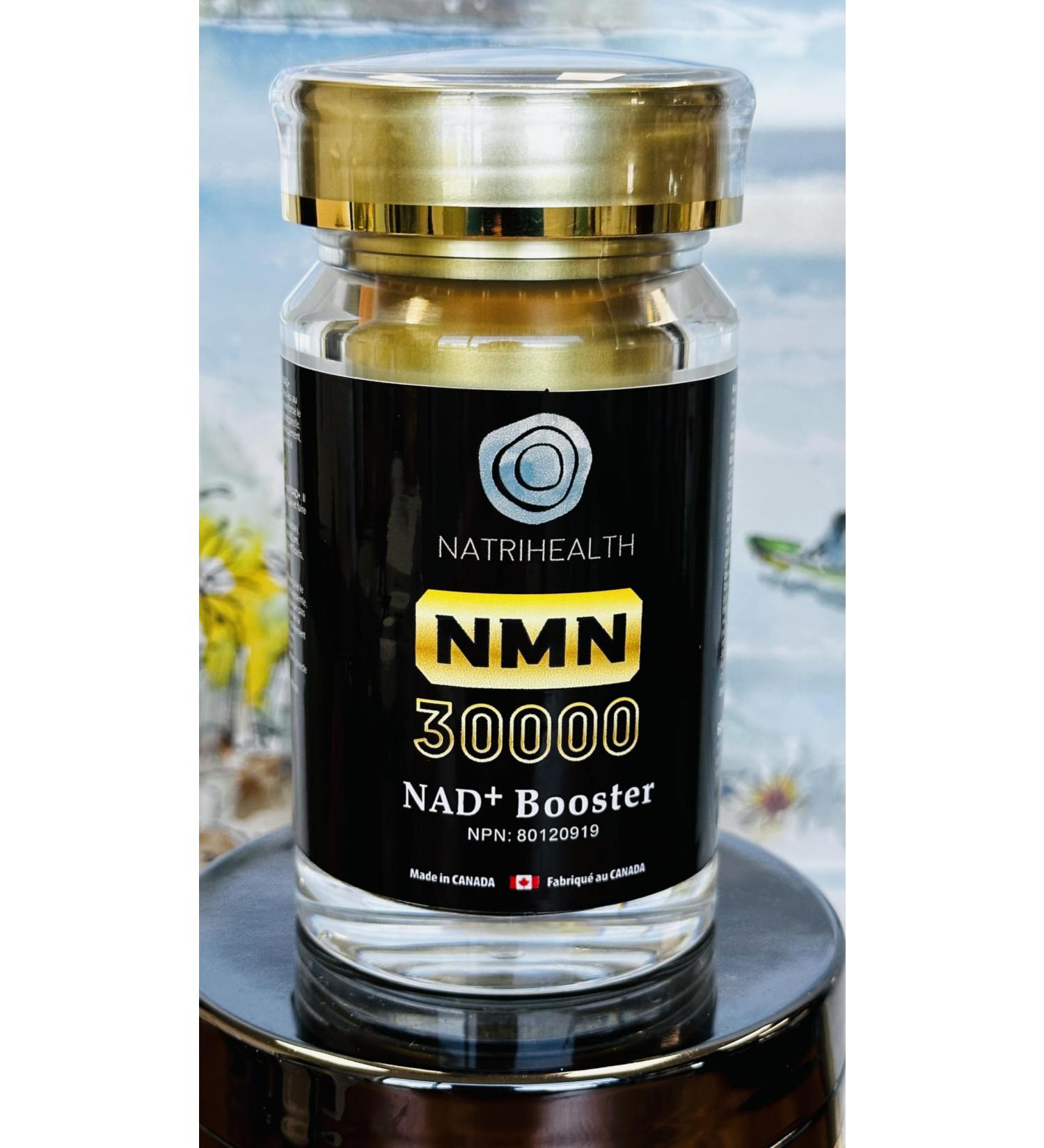 Natrihealth NMN 500mg NAD+ Booster Nicotinamide Mononucleotide Supplement 99% Purity 60 Veggie capsules - Buy Online on GoSupps.com