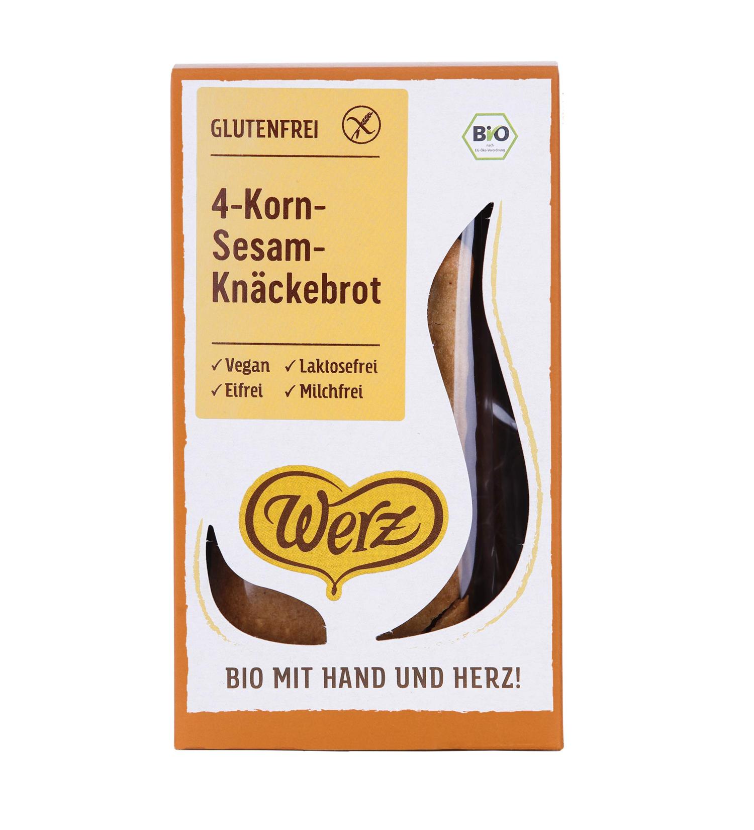 Werz 4-grain sesame crispbread