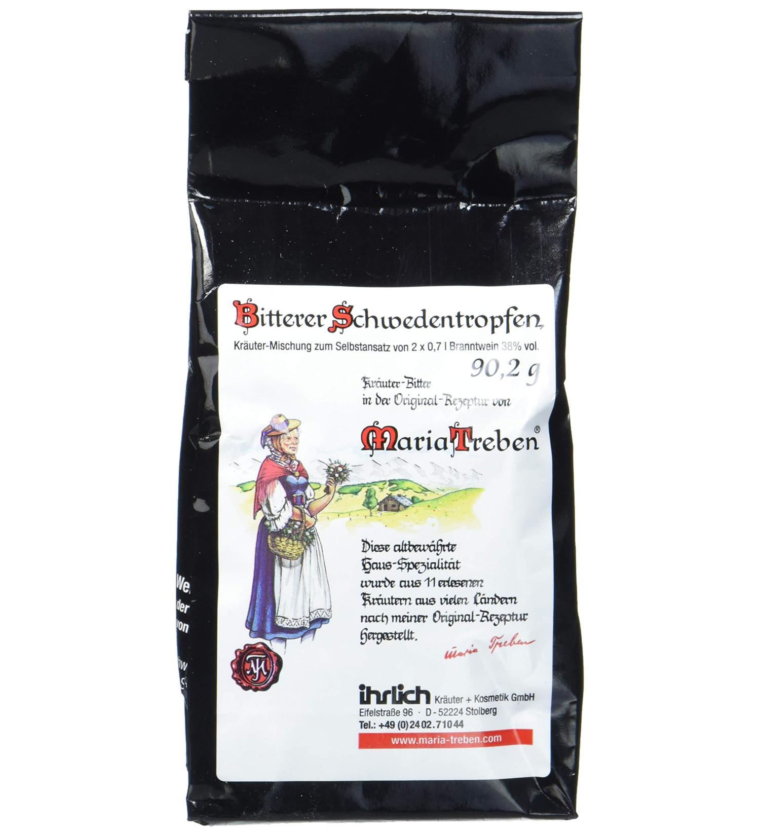 Ihrlich 1051 Swedish Bitters Base - Natural Herbal Remedy 90.2g | International Shipping Available - Buy Online on GoSupps.com