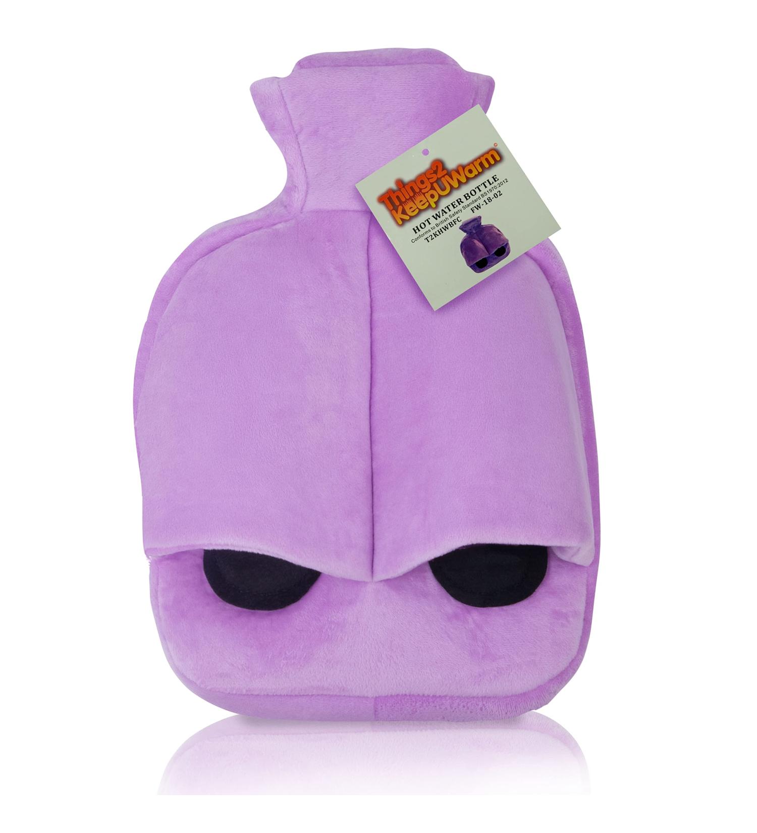 Heated Foot Warmer Hot Water Bottle Purple - Women's Foot Muff for Cold Feet Arthritis Pain Relief | Things2KeepUWarm - Buy Online on GoSupps.com