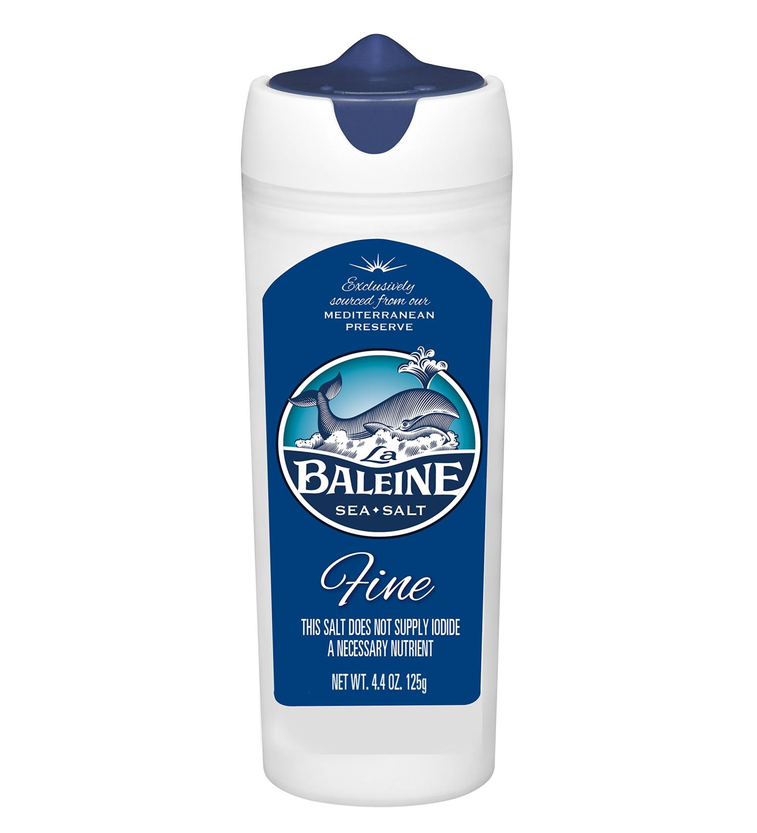 La Baleine Fine Sea Salt Shaker - 4.4 Oz | Premium Natural Sea Salt - Buy Online on GoSupps.com