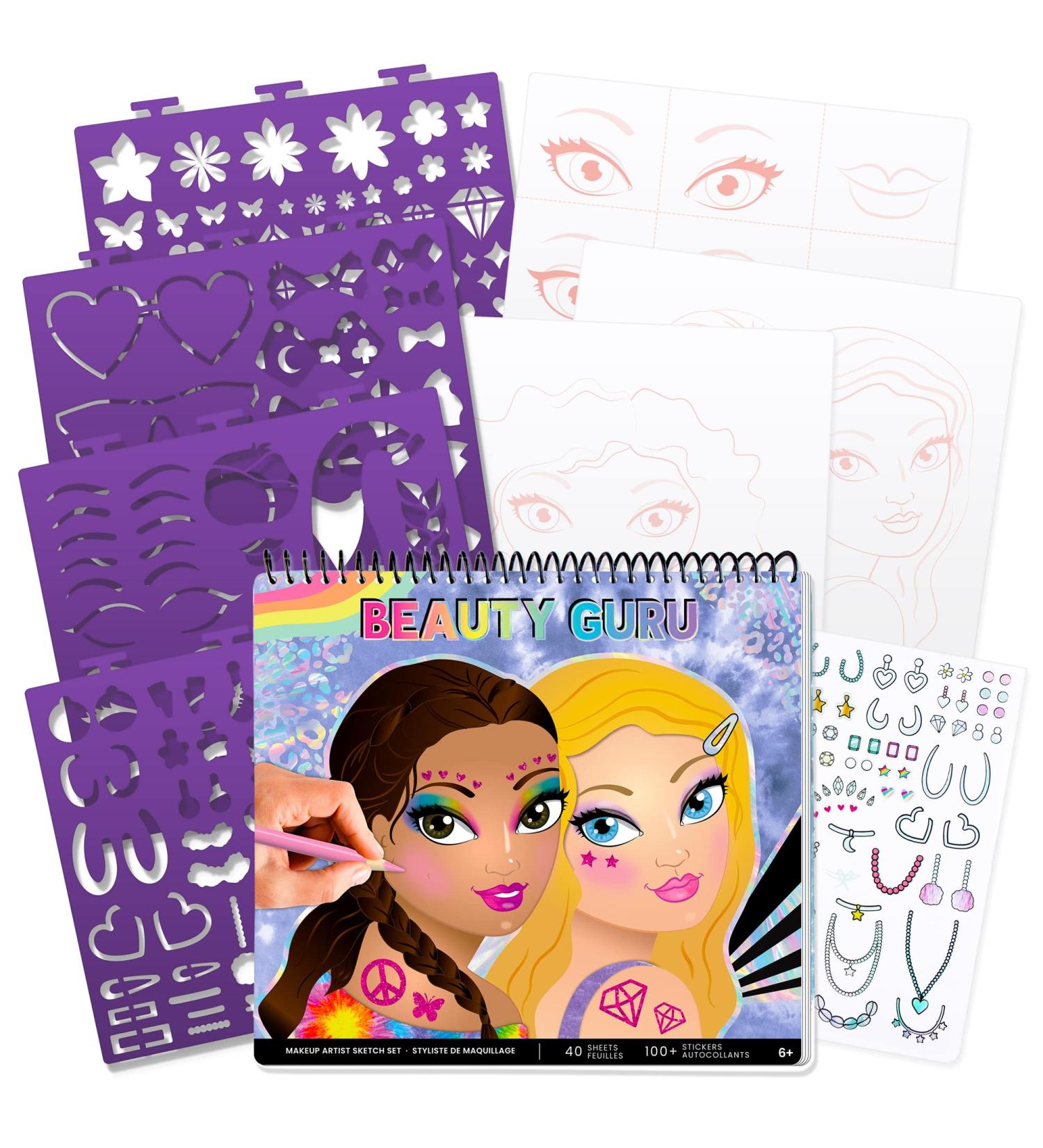 Fashion Angels Makeup & Hair Design Sketch Portfolio (11452) for Ages 6 and Up - Buy Online on GoSupps.com