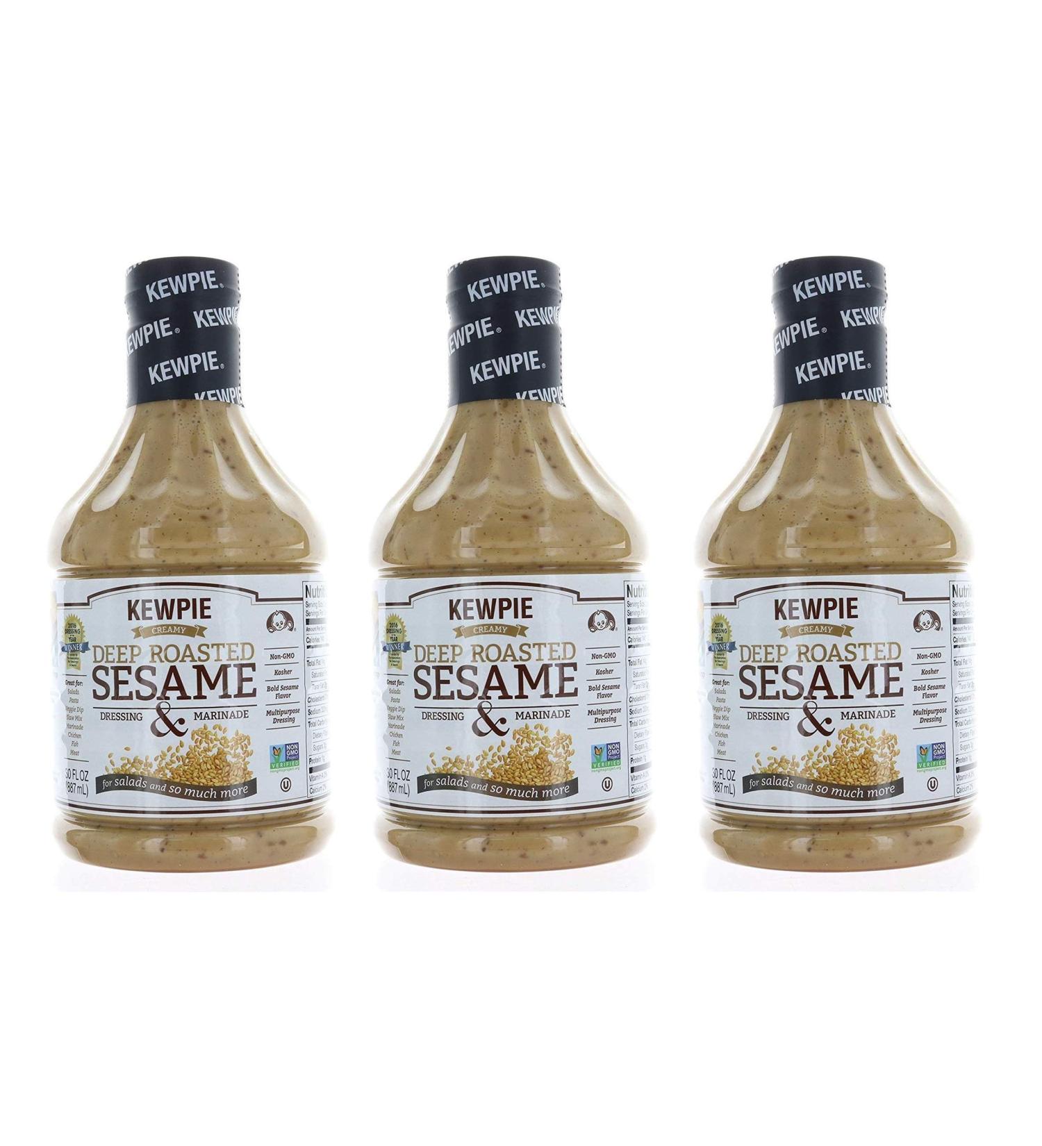 Kewpie Creamy Deep Roasted Sesame Dressing & Marinade (.3-Pack)