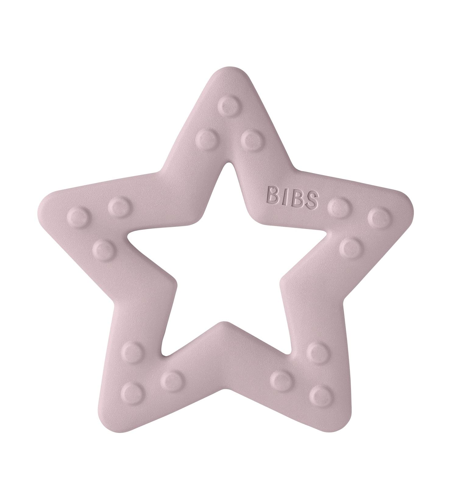BIBS Baby Bitie Teether BPA Free | Made in Denmark | Star Design - Pink Plum - Buy Online on GoSupps.com