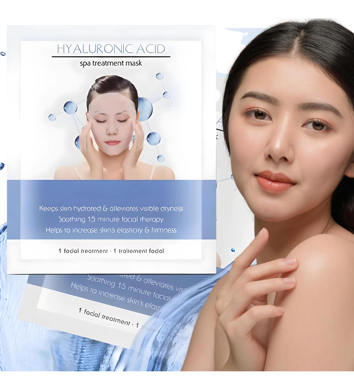 Hydrating Hyaluronic Acid Face Mask | Brightening Anti-Aging Sheet Mask | PH Balanced Korean Skincare for Sensitive Skin | Cruelty-Free - Buy Online on GoSupps.com