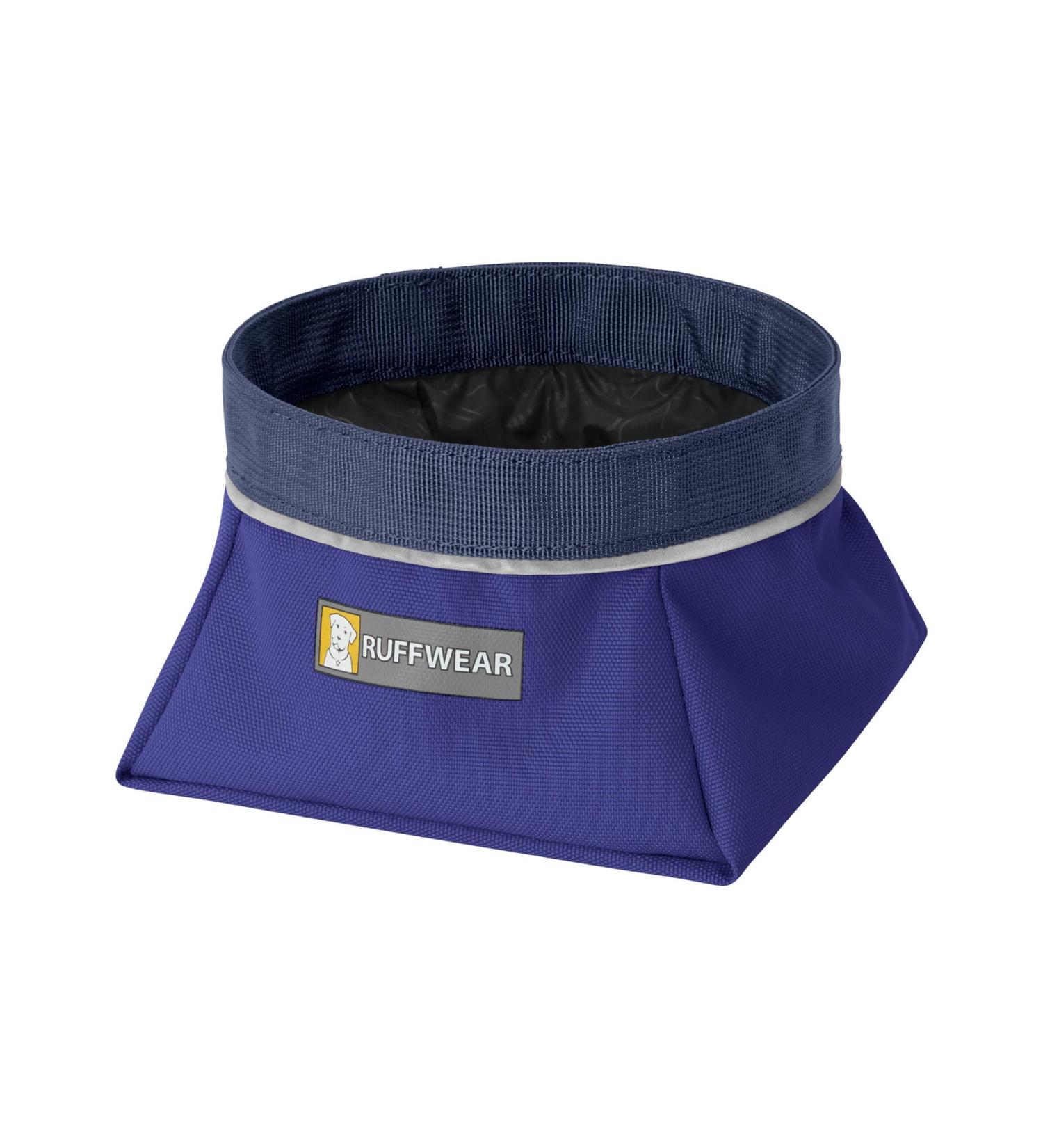 RUFFWEAR Quencher Bowl - Huckleberry Blue Medium | Best Pet Travel Dog Bowl | Durable & Lightweight - Buy Online on GoSupps.com