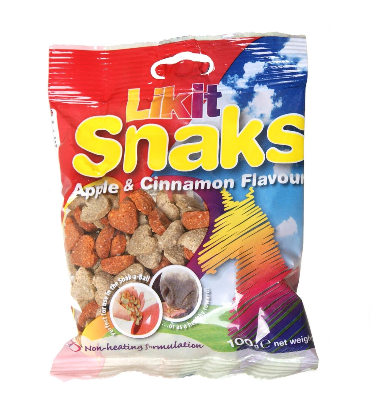 Likit Snaks: Apple and Cinnamon 100g Apfel Zimt 100 g (Pack of 1)