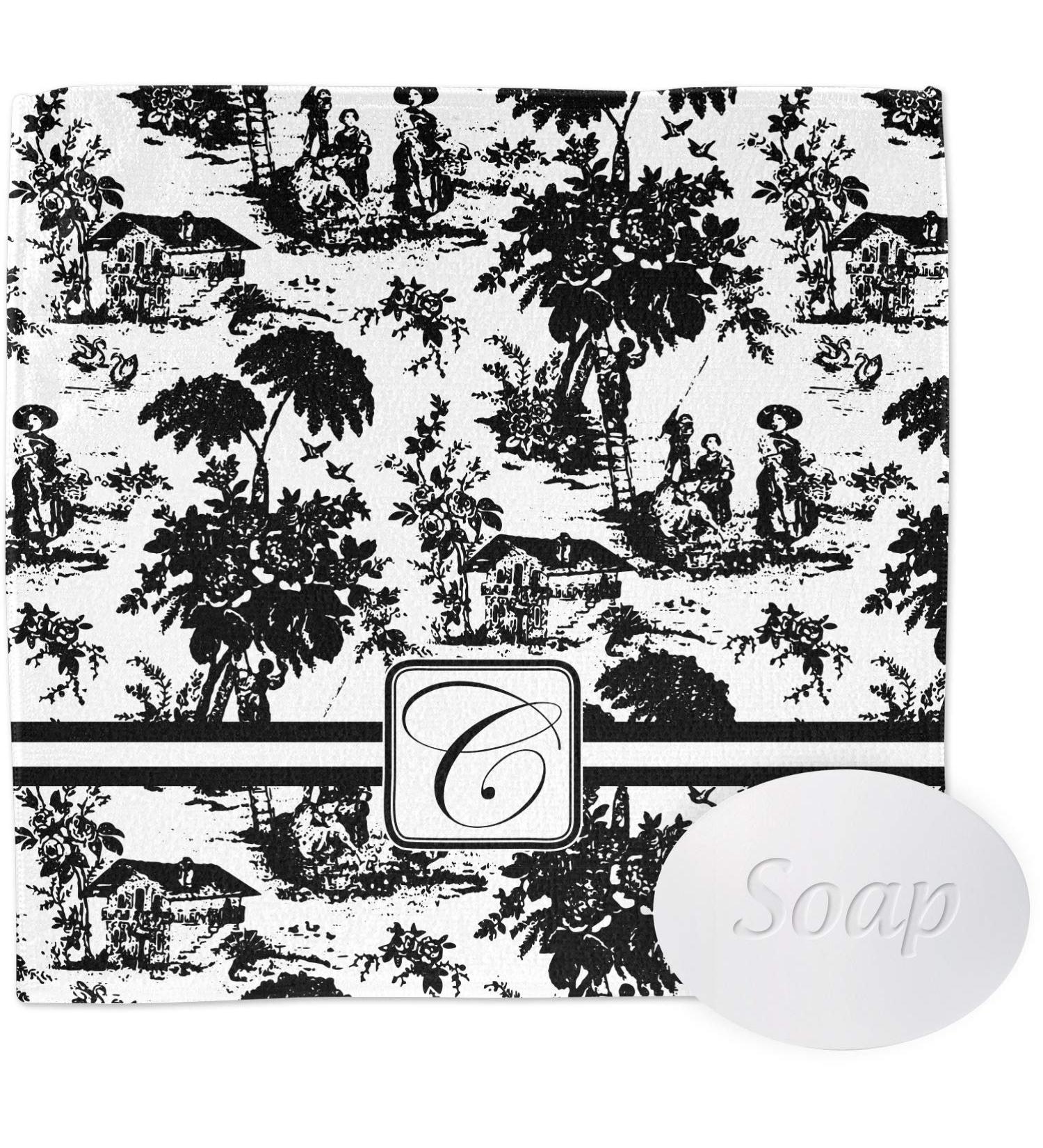 YouCustomizeIt Personalized Toile Washcloth