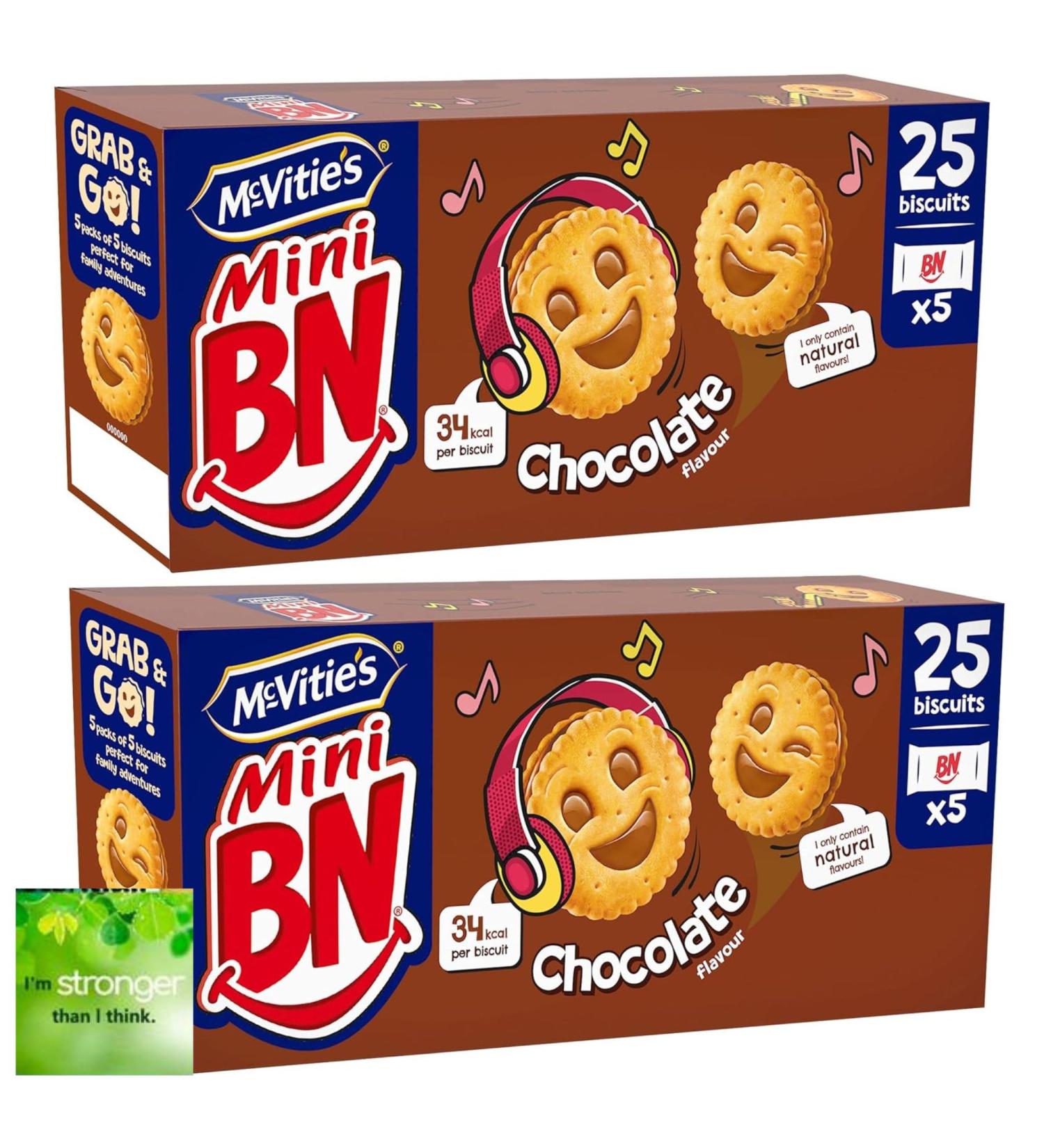 Mcvities Mini Bn Chocolate Flavour 2 x 5 Pack 175g With Oerich Card - Buy Online on GoSupps.com