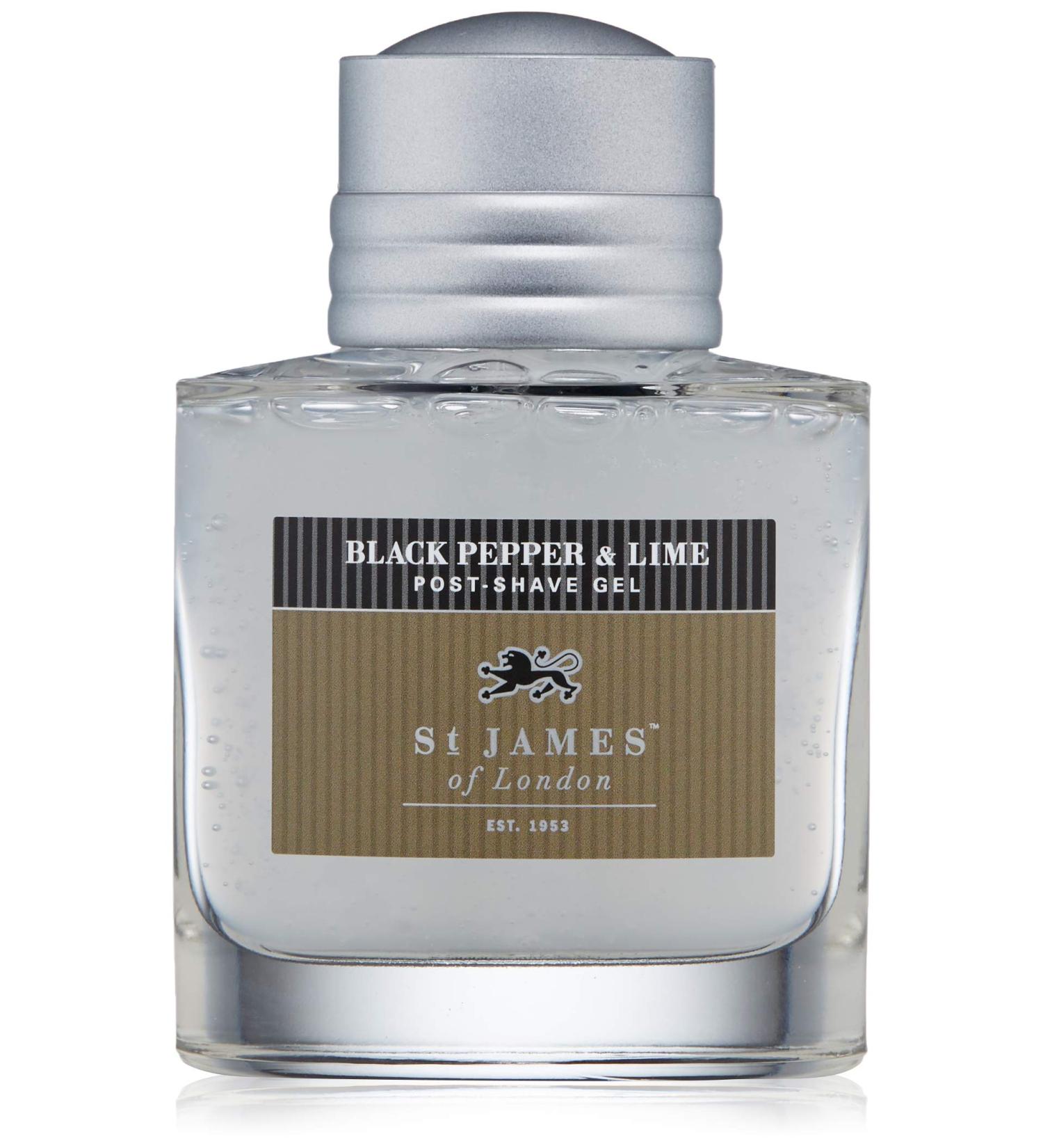 St James of London Black Pepper & Lime Post Shave Gel | 3.4 oz | International Shipping Available - Buy Online on GoSupps.com