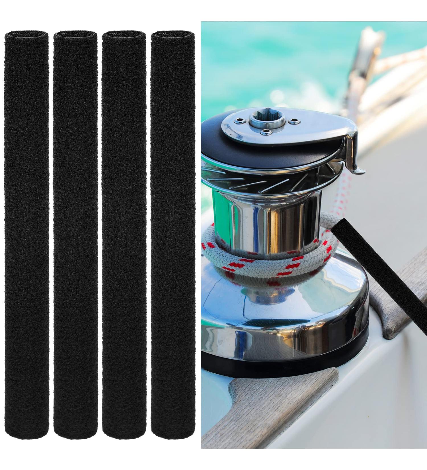 Removable Dock Line Chafe Guard - 14 Inches Length - Black Rope Chafe Guard for Boat - Buy Online on GoSupps.com