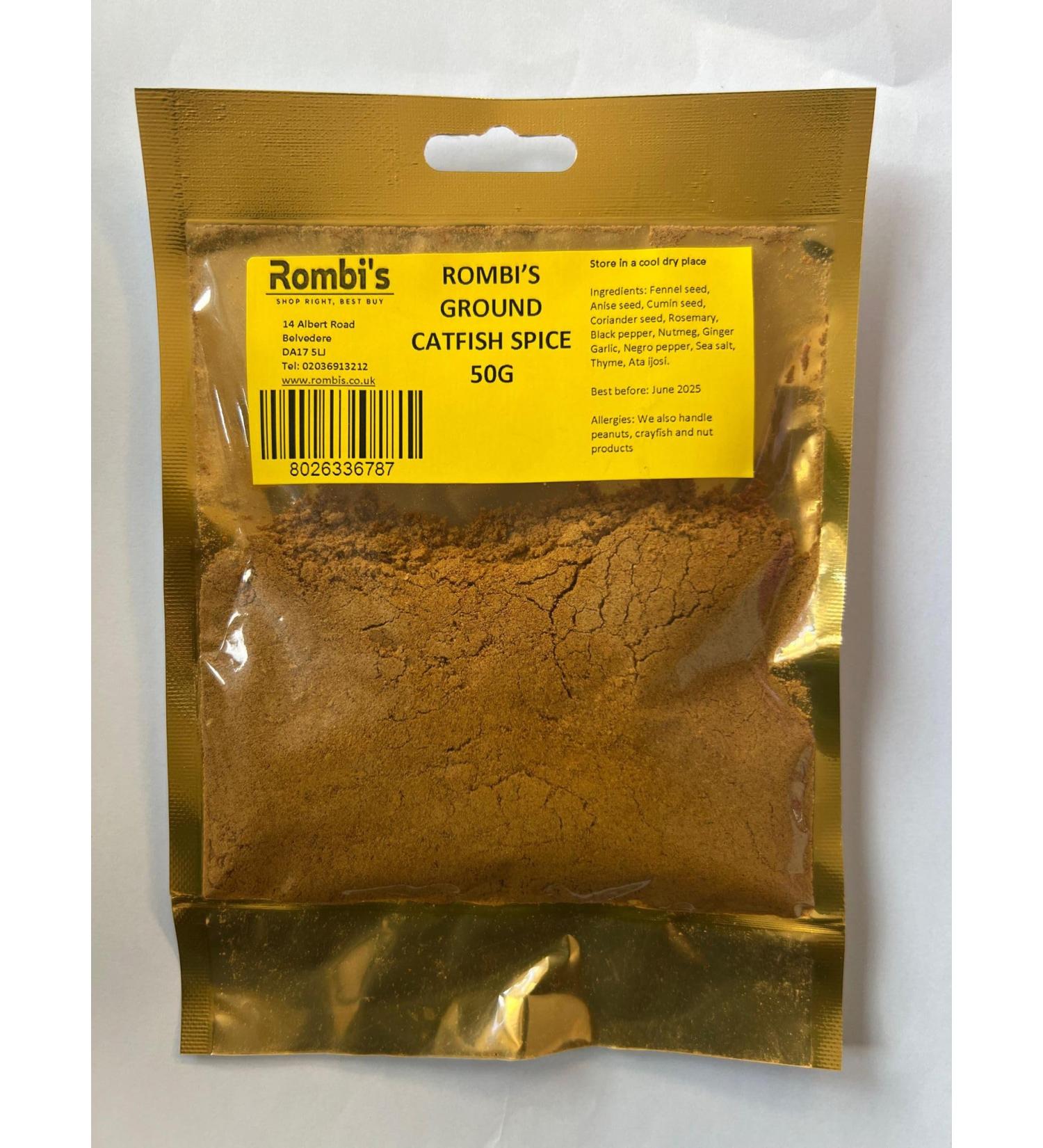 Rombi's Rombis Ground Catfish Seasoning 40g Pack of 3