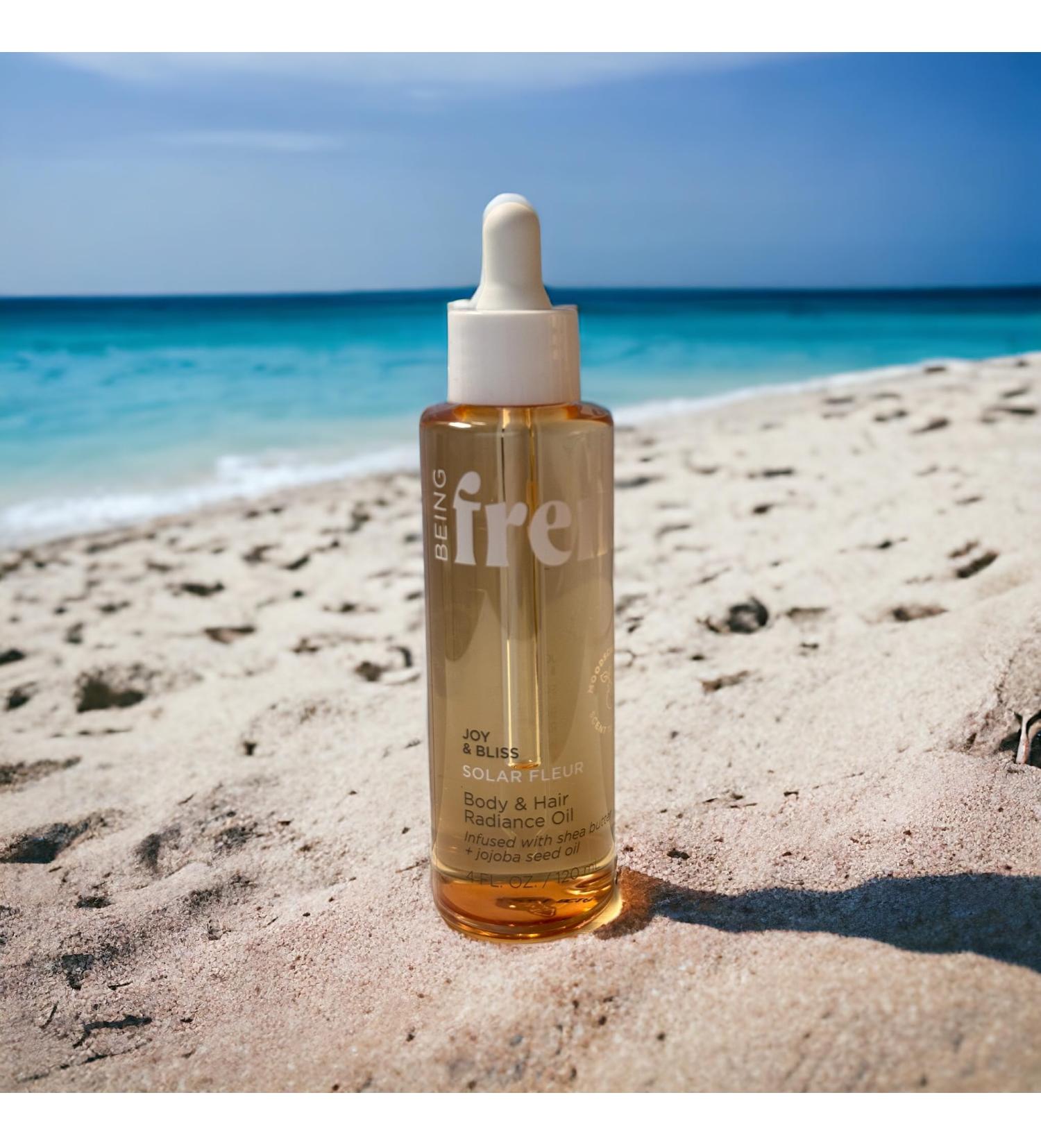 Solar Fleur Body & Hair Oil | Nourishing Multi-Use Oil for Healthy Skin & Hair | International Shipping Available - Buy Online on GoSupps.com