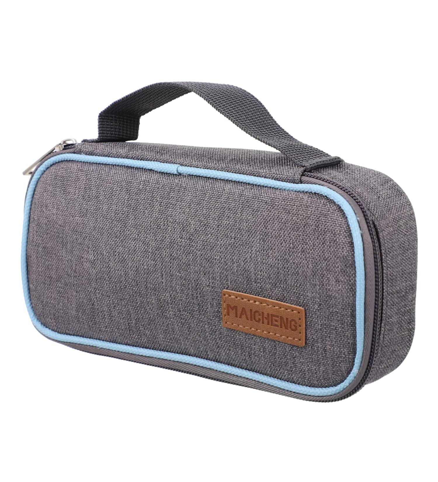 Healeved Portable Cooler 1pc Insulin Cooler Box Cooler Bag Ice Bag Portable Bag Cloth Blue Portable Protective Case Cooler Box Insulin Pen Cooler Blue 21X4.5X10cm - Buy Online on GoSupps.com