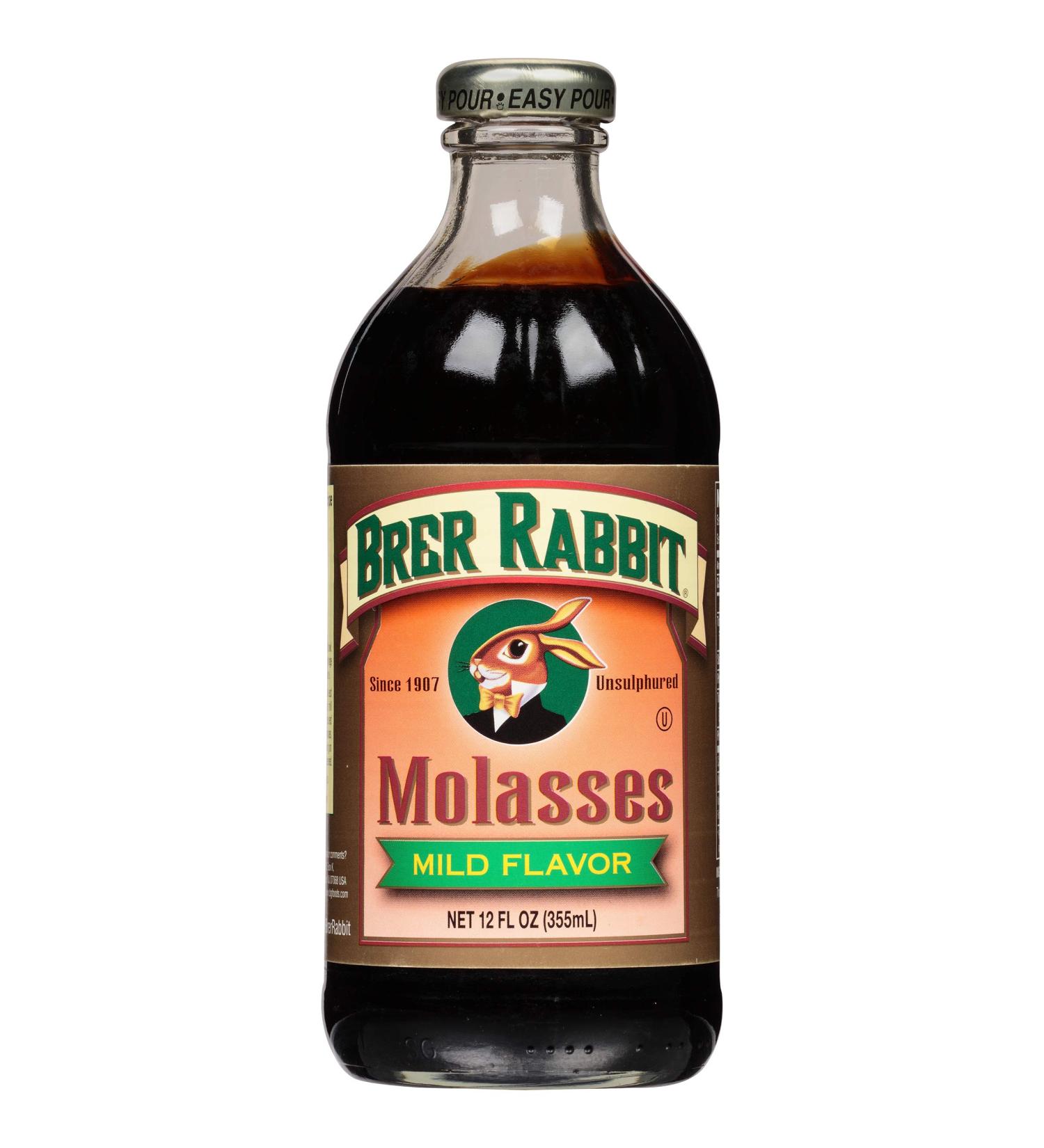 Brer Rabbit Unsulphured Molasses - Mild Flavor - 12 Ounce - Buy Online on GoSupps.com
