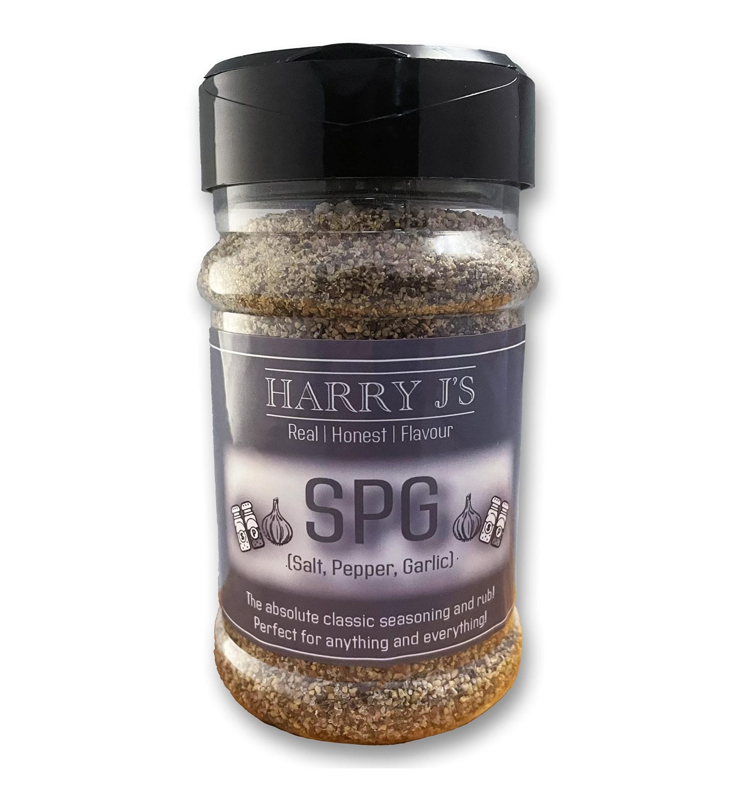 BBQ Rubs & Seasonings 200g Shaker Jar - Salt Pepper Garlic Rub (SPG) - Single Jars & Bundles - Buy Online on GoSupps.com