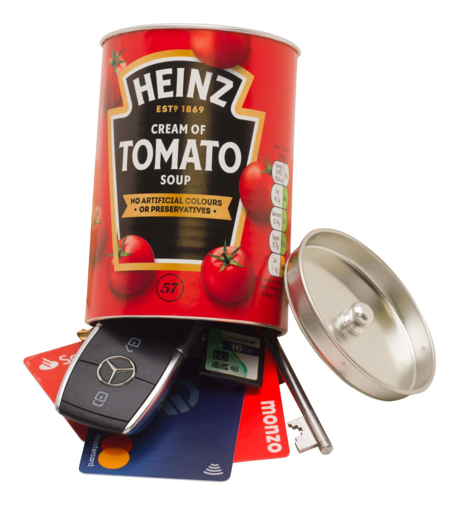 RFID Signal Blocking Sterling SafeCan - Heinz Tomato Soup Design - Buy Online on GoSupps.com