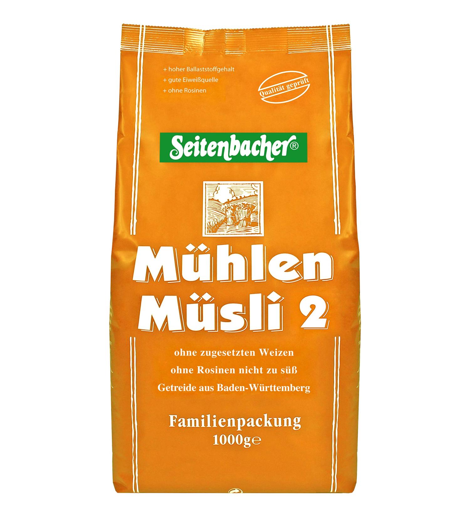 Seitenbacher Lot of 2 moulins (without roses) - 1 pack of 1000 g - Buy Online on GoSupps.com