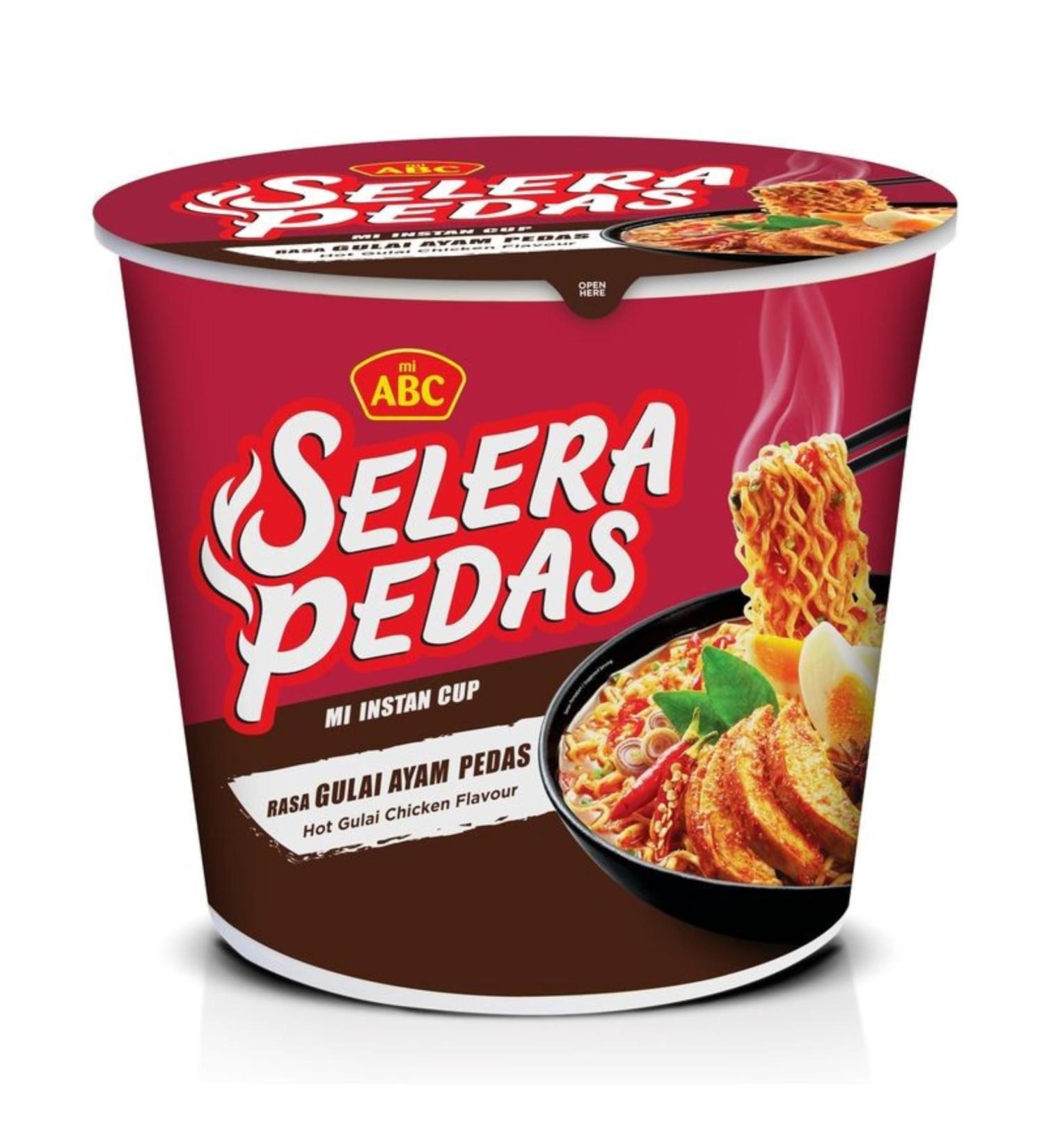 MI ABC Cup Spicy Soupy Noodles Chicken Flavour 80g - 12 Pack - Product of Indonesia Halal - Buy Online on GoSupps.com