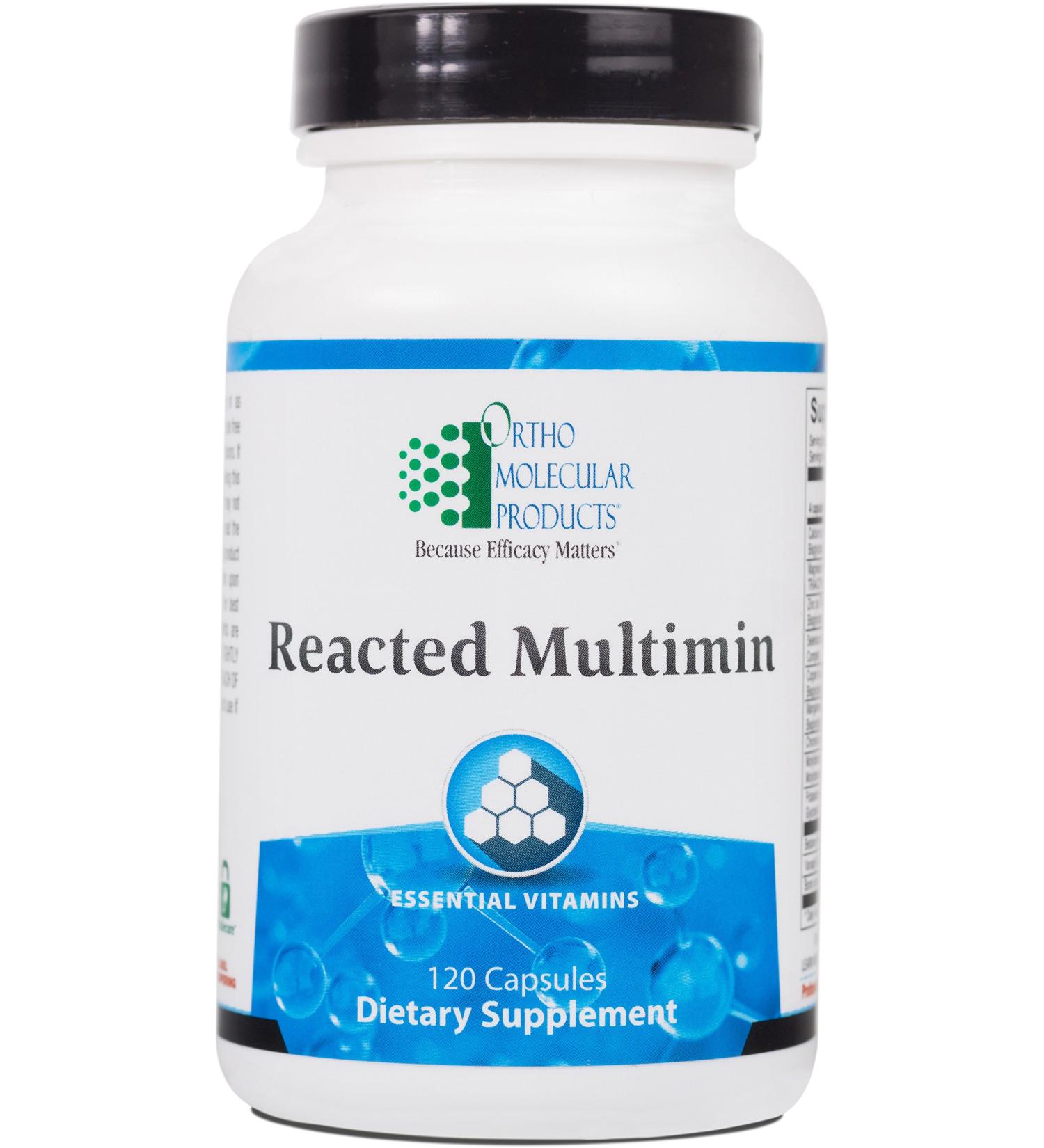 Ortho Molecular Reacted Multimin - 120 Capsules | Essential Multimineral Supplement - Buy Online on GoSupps.com