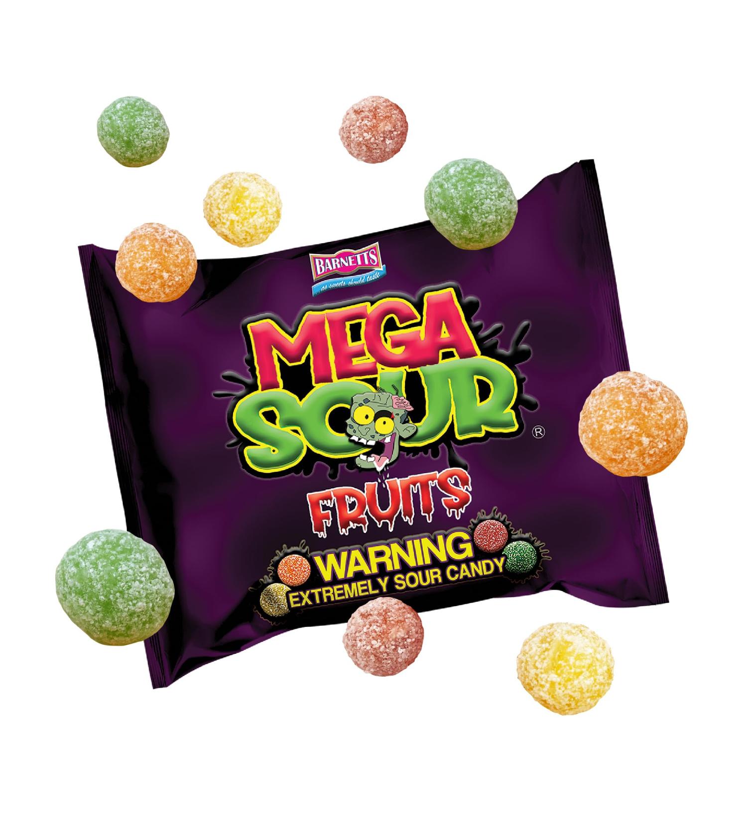 Barnetts Sweets Mega Sour Candy Fruits Fruit m lang (104g) - Buy Online on GoSupps.com
