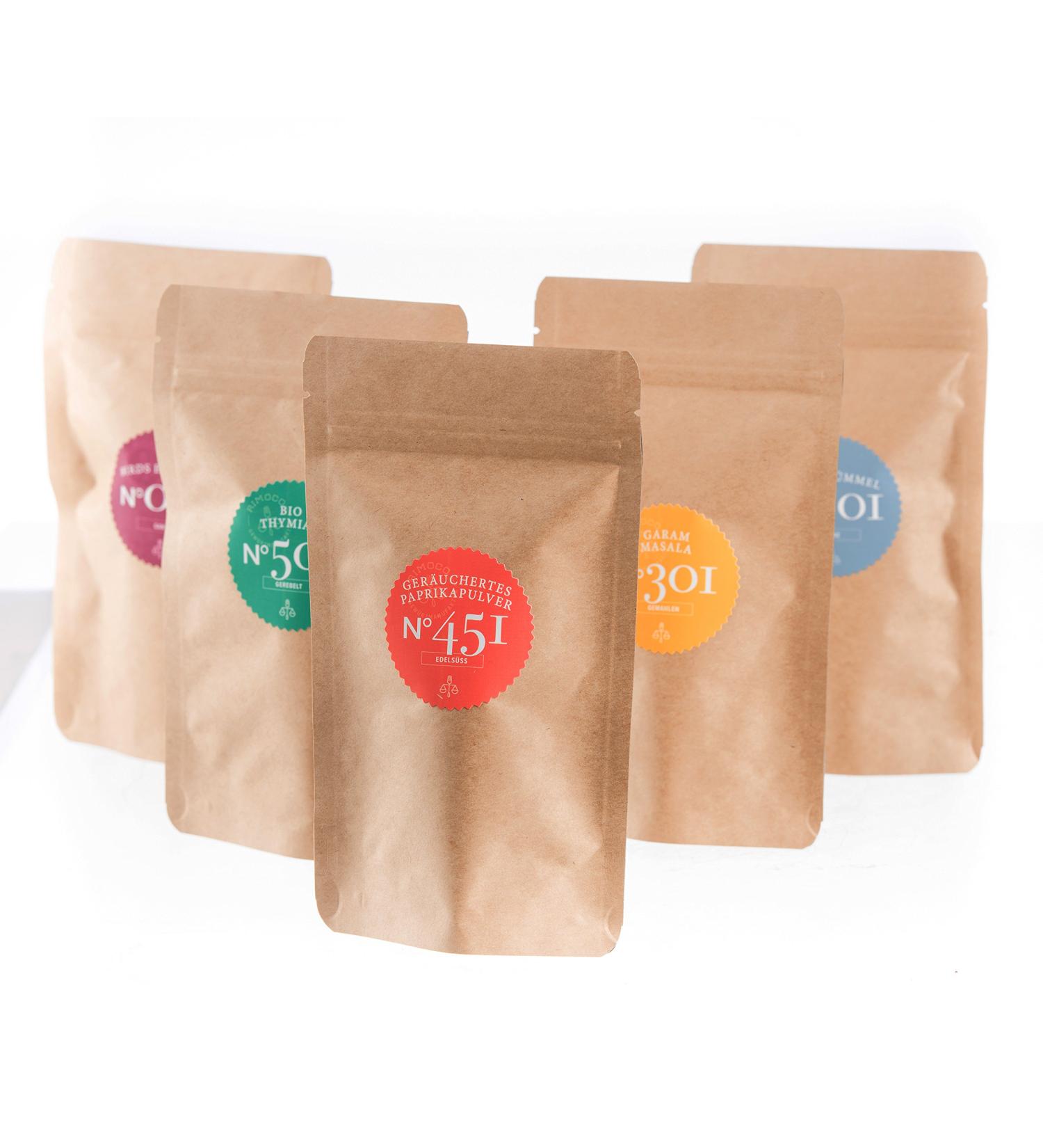 Rimoco N 110 Bio Tuk Meric Pepper Mix Organic Cambodian Pepper Dip with Coconut Blossom Sugar & Sea Salt | 500g Kraft Paper Zip Bag | DE- KO-007 - Buy Online on GoSupps.com