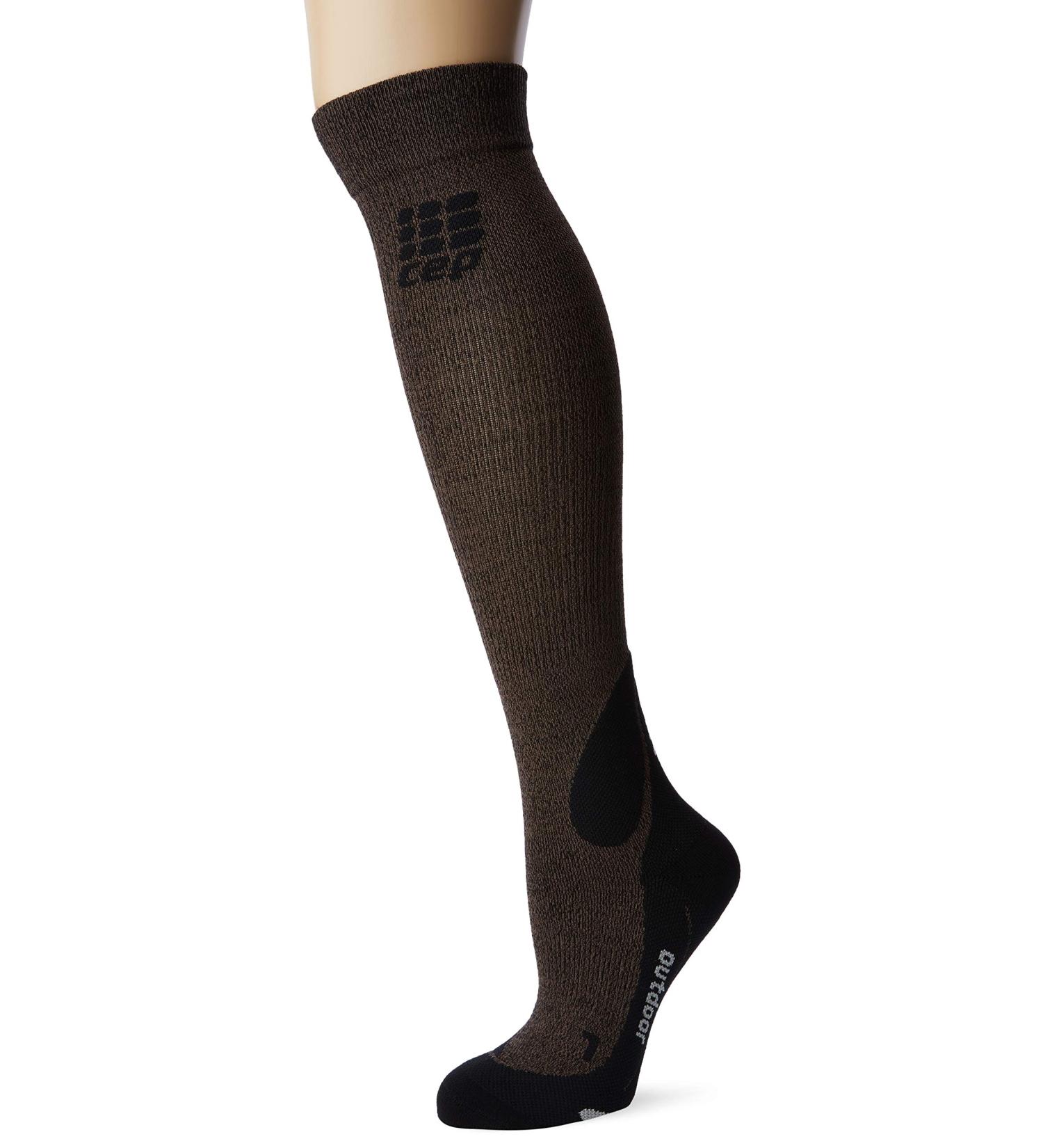 CEP Women's x Hiking Socks Brown/Black 4