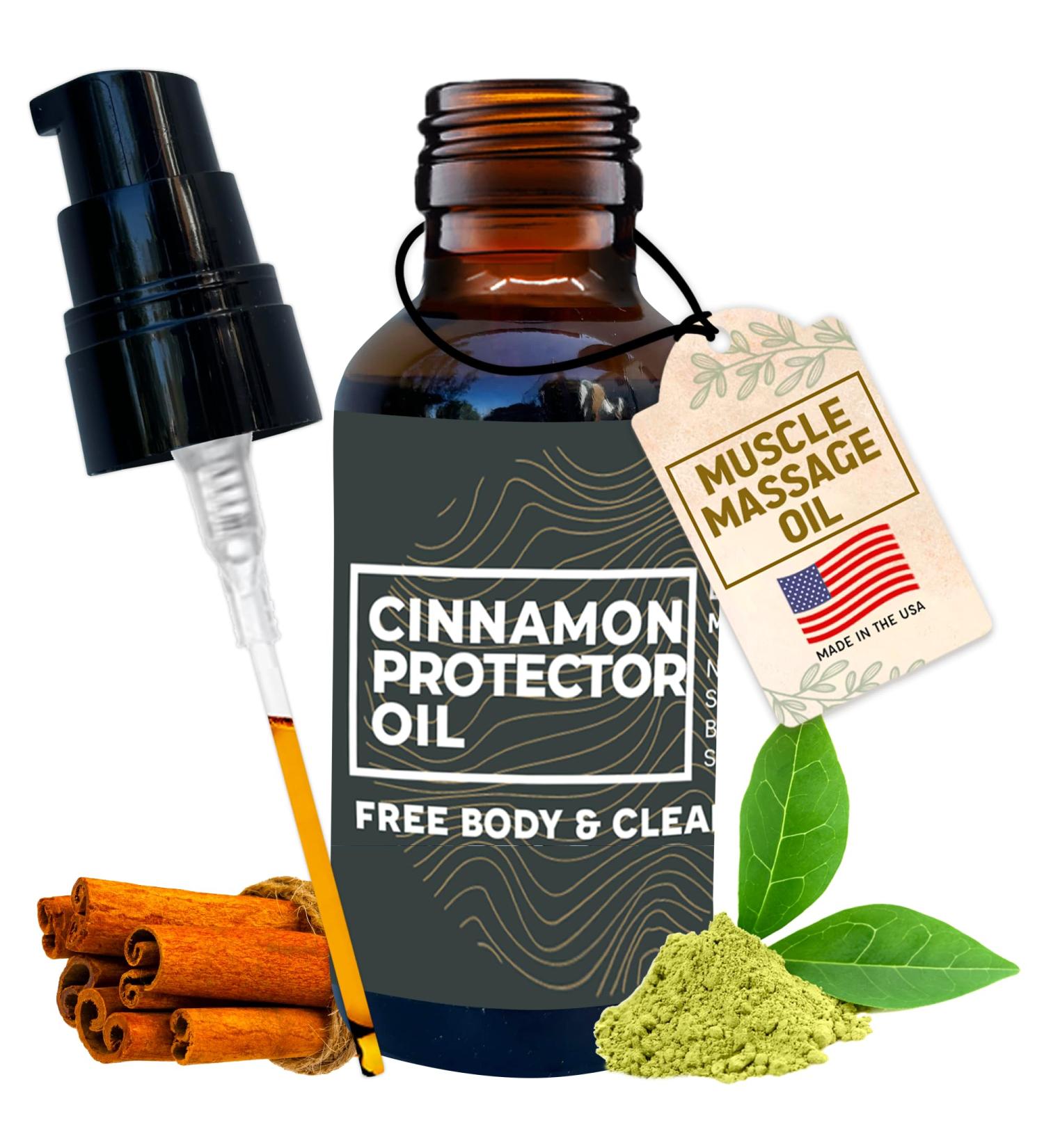 Buy Cinnamon Protector Massage Oil for Neck & Muscle Relief | Aromatherapy & Herbal Extracts - Artemis Therapeutics - Buy Online on GoSupps.com