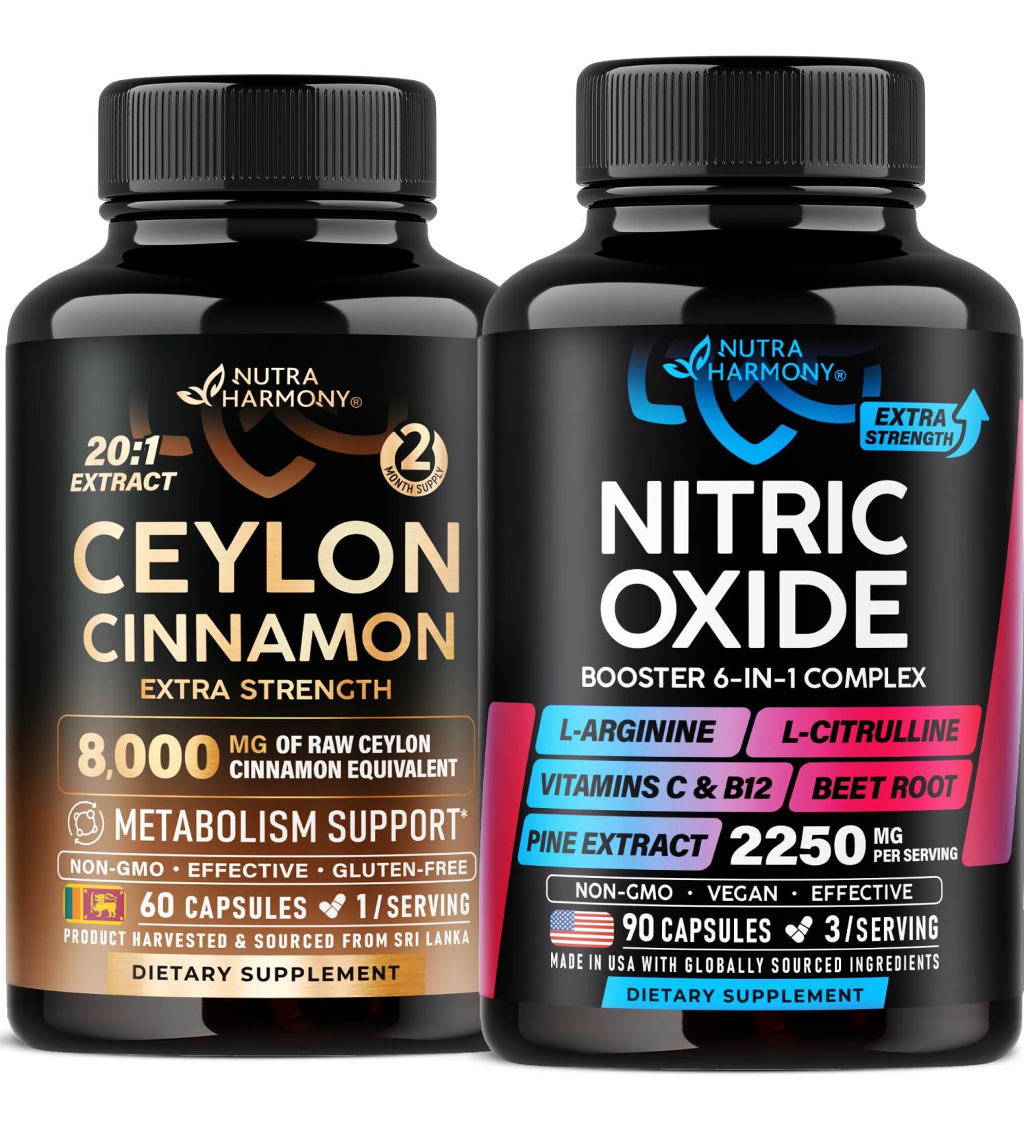 Ceylon Cinnamon & Nitric Oxide Capsules