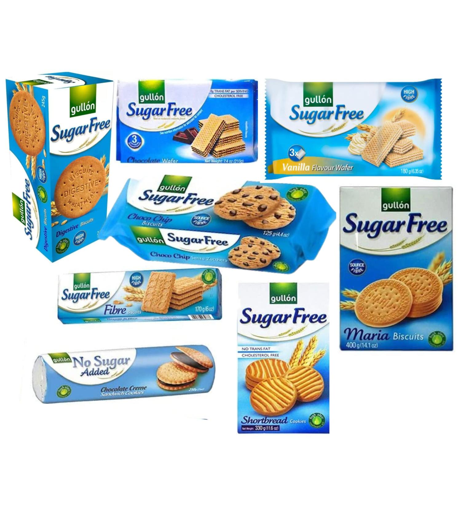 Her Flavour Biscuits Multipacks of Gullon Sugar Free Biscuits No Added Sugar Biscuits Easter Gift Box Gluten Free Biscuits An Ideal Biscuit for a Gift or to Treat Yourself 1680.0 gram - Buy Online on GoSupps.com